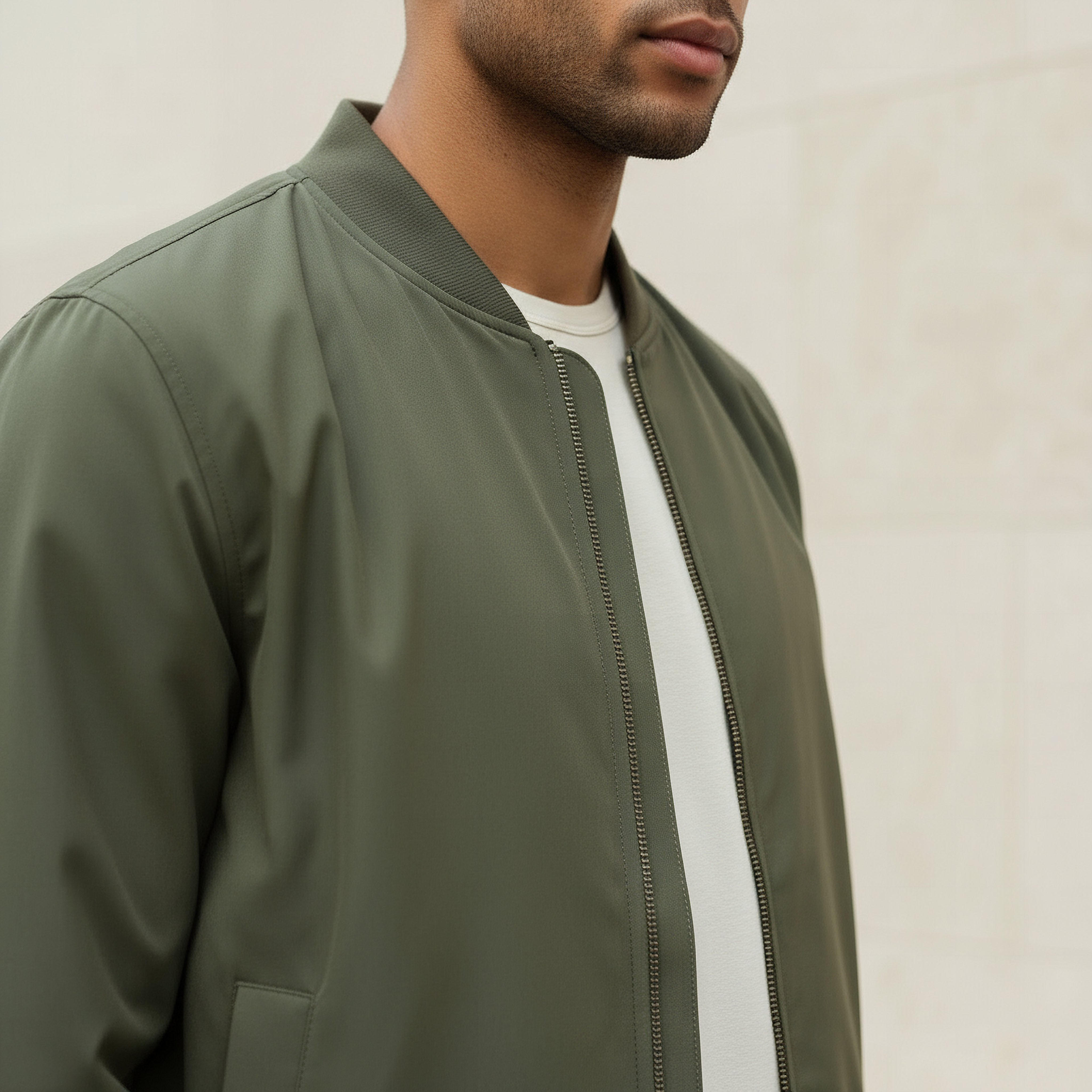 Men Bomber Jacket with Zip Closure-men-clothing-jacketsandblazers-jackets-image-4