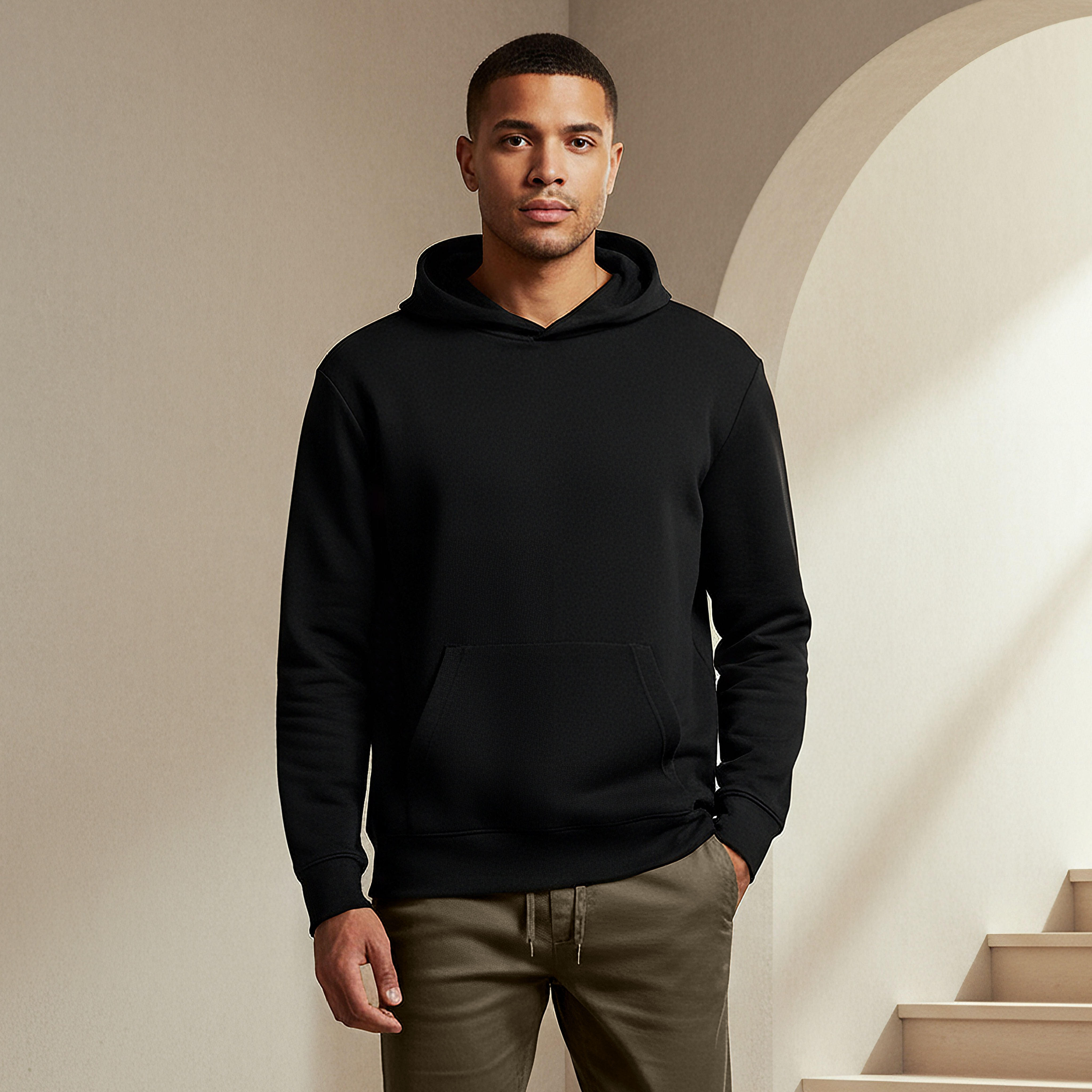 Men Textured Sweatshirt-men-winterwear-hoodiesandsweatshirts-image-1