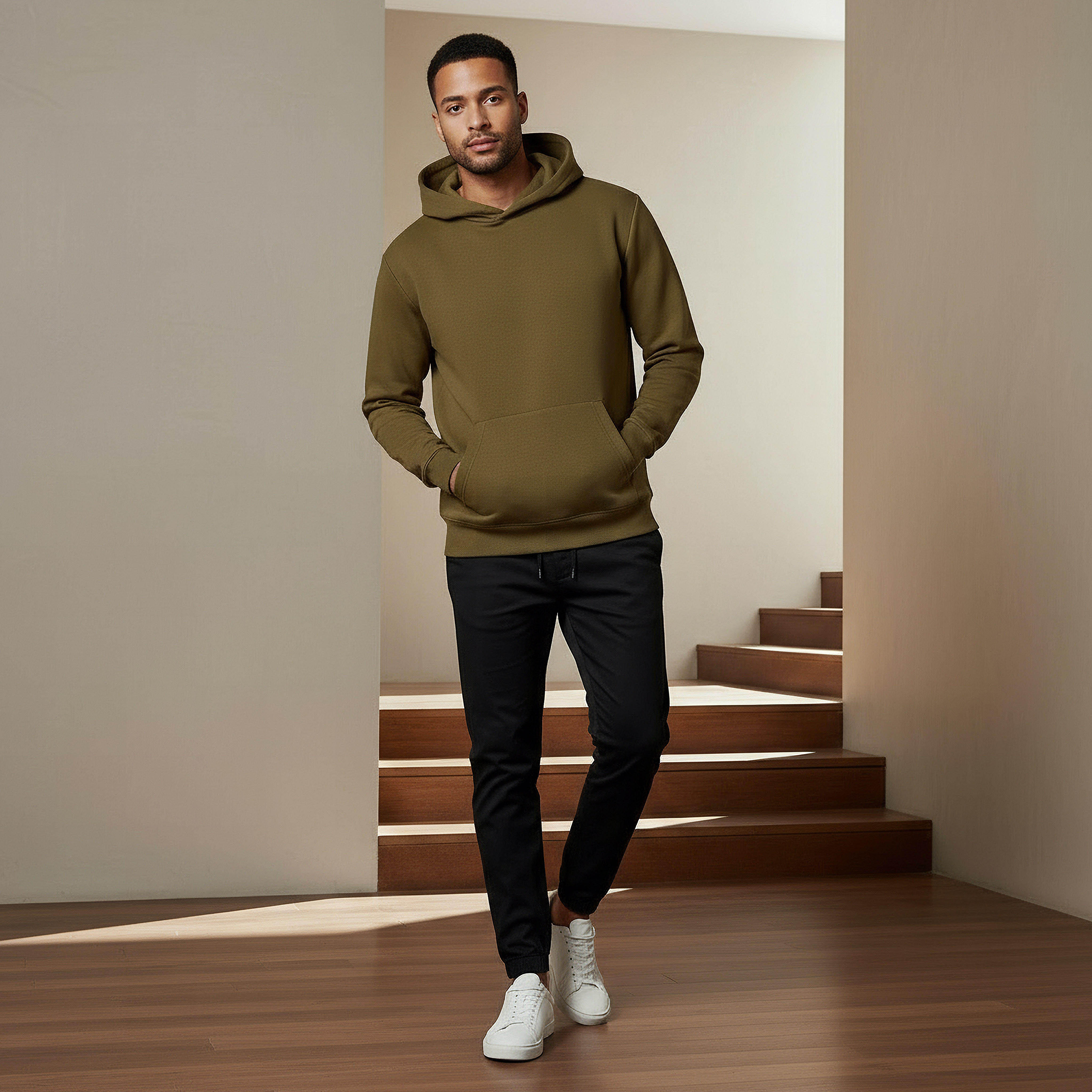 Men Textured Sweatshirt-men-winterwear-hoodiesandsweatshirts-image-2