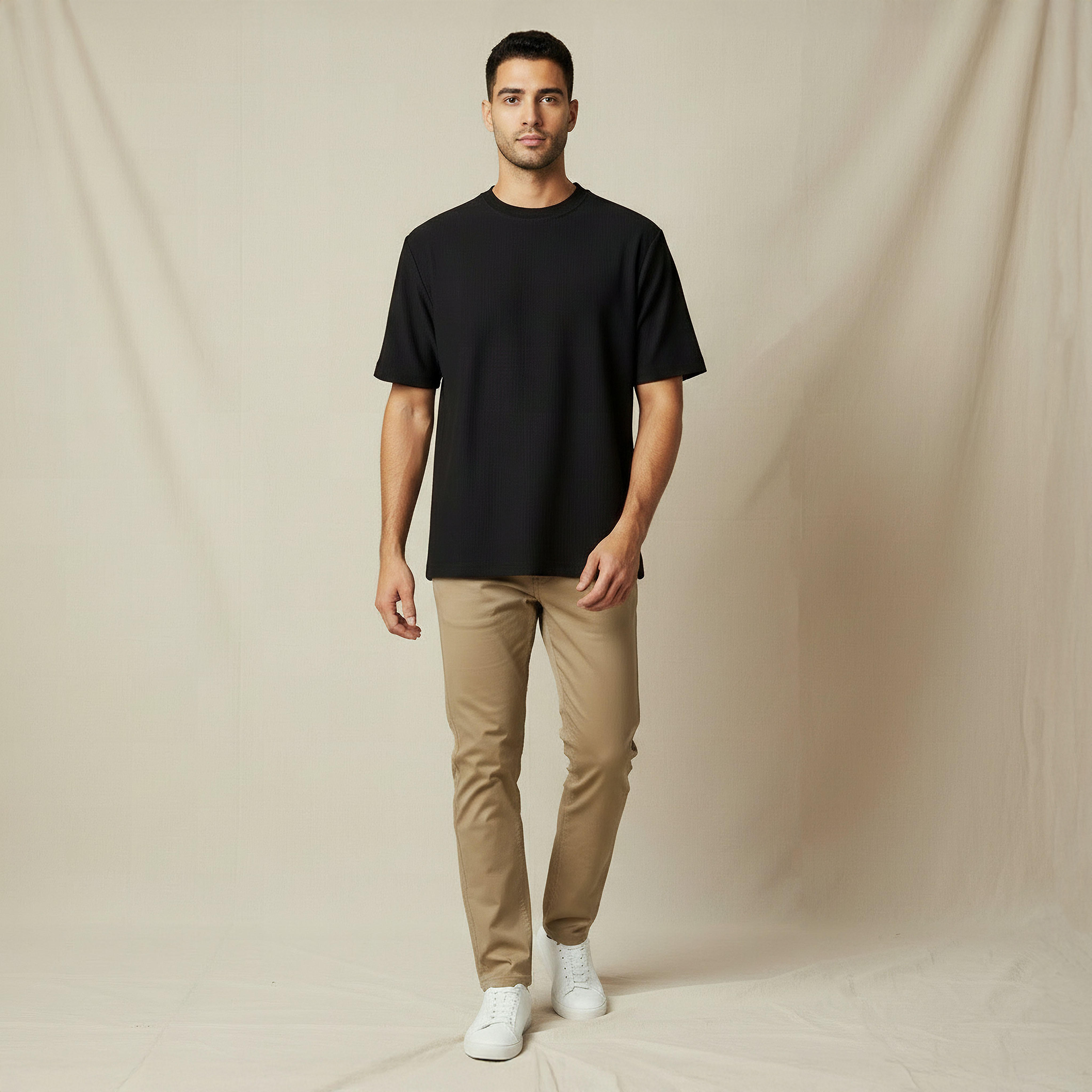 Men Regular Fit Crew Neck Short Sleeves T-shirt-men-clothing-tshirtsandpolos-tshirts-image-2