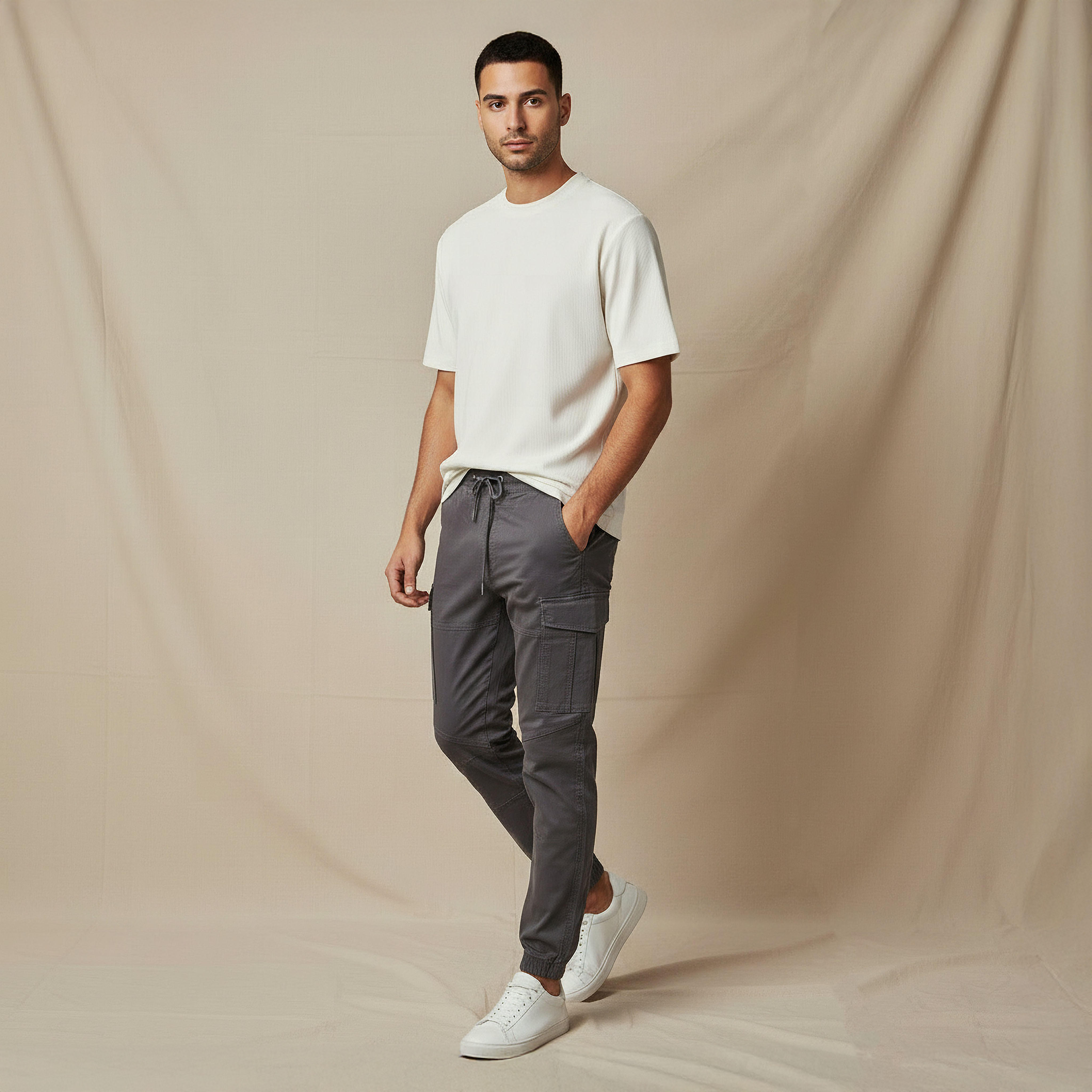 Men Regular Fit Crew Neck Short Sleeves T-shirt-men-clothing-tshirtsandpolos-tshirts-image-2