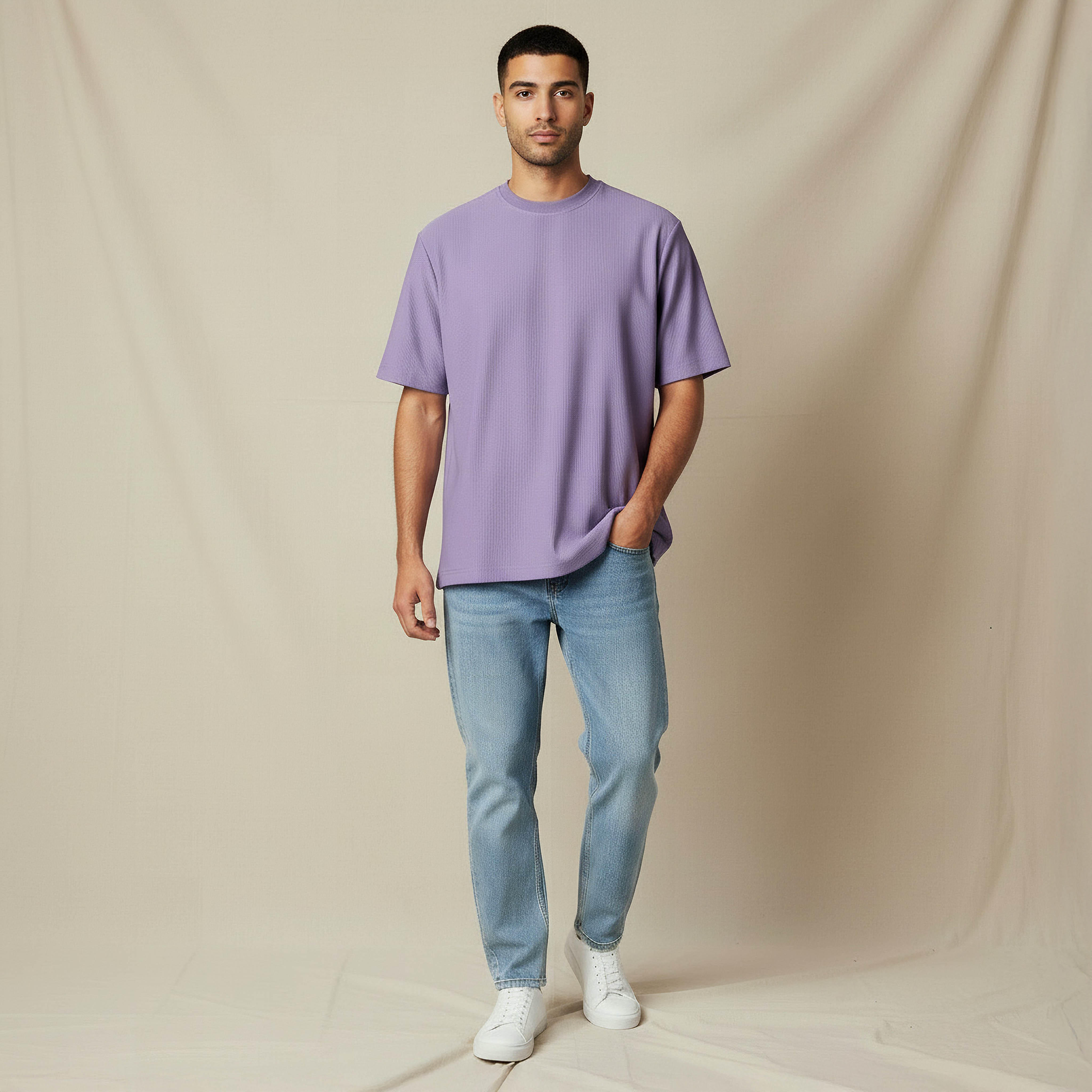 Men Regular Fit Crew Neck Short Sleeves T-shirt-men-clothing-tshirtsandpolos-tshirts-image-2