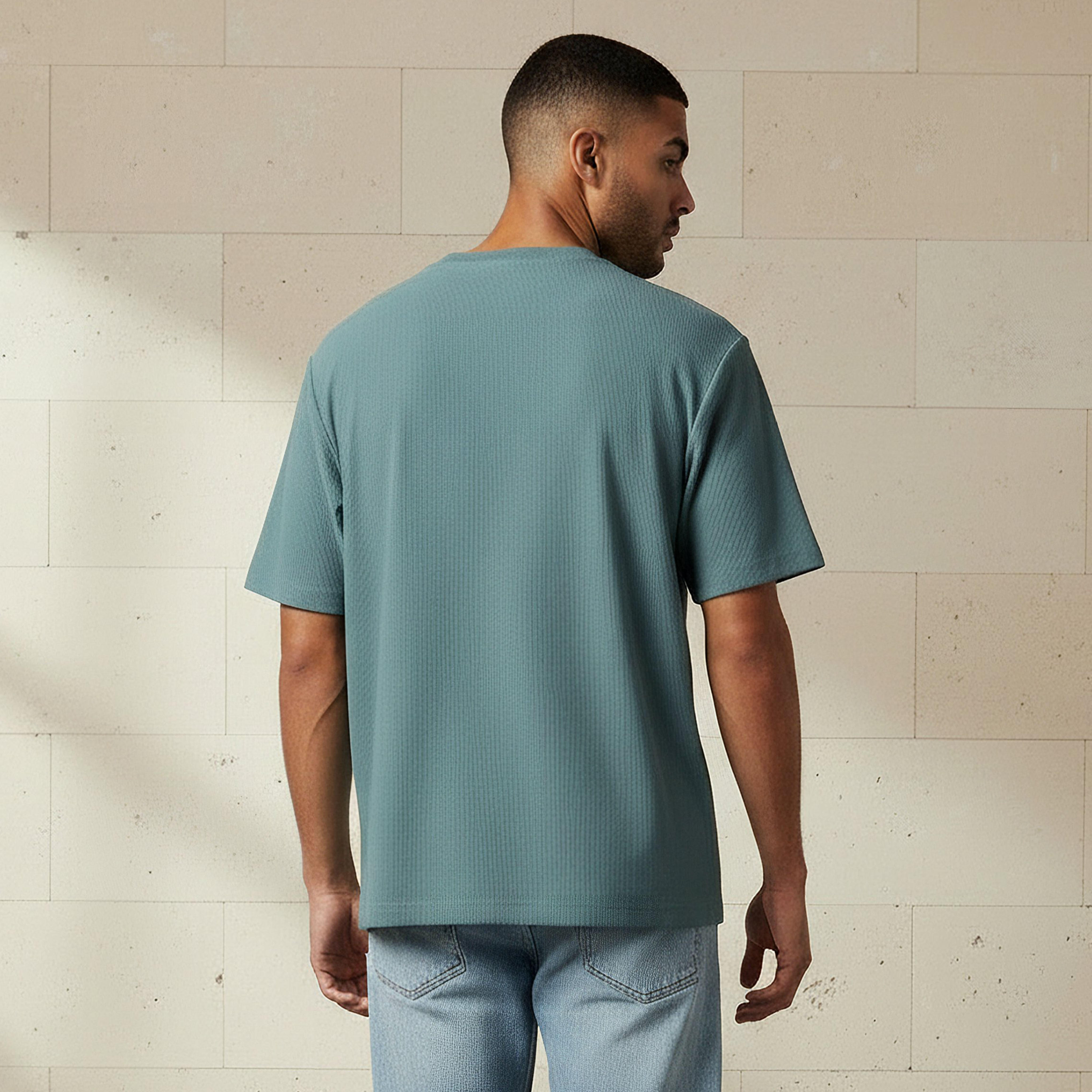 Men Regular Fit Crew Neck Short Sleeves T-shirt-men-clothing-tshirtsandpolos-tshirts-image-3