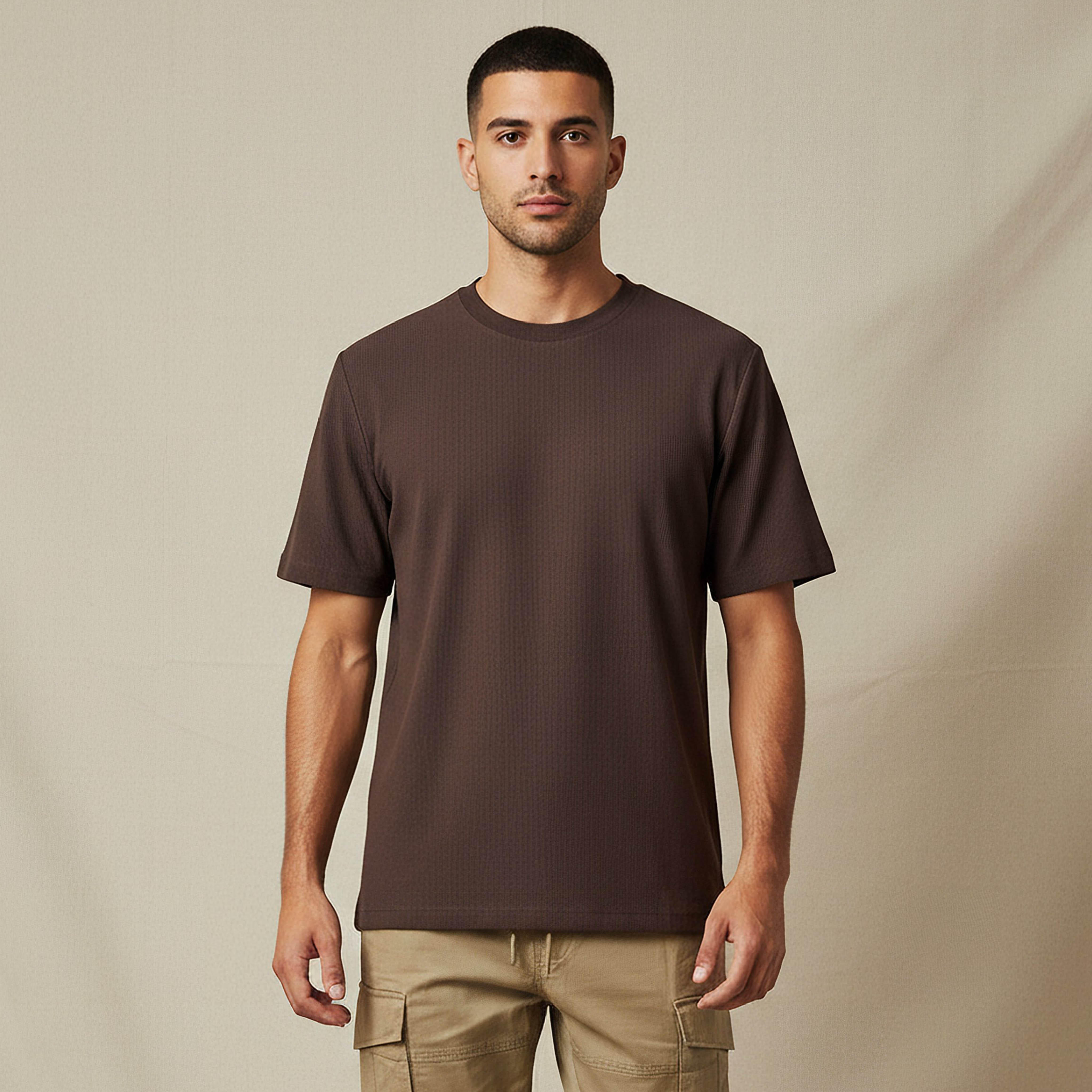Men Regular Fit Crew Neck Short Sleeves T-shirt-men-clothing-tshirtsandpolos-tshirts-image-1