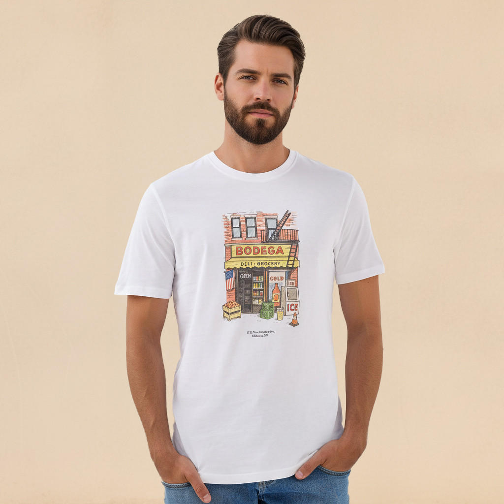 Men Slim Fit Crew Neck Short Sleeves Graphic Print T-shirt-men-clothing-tshirtsandpolos-tshirts-image-1