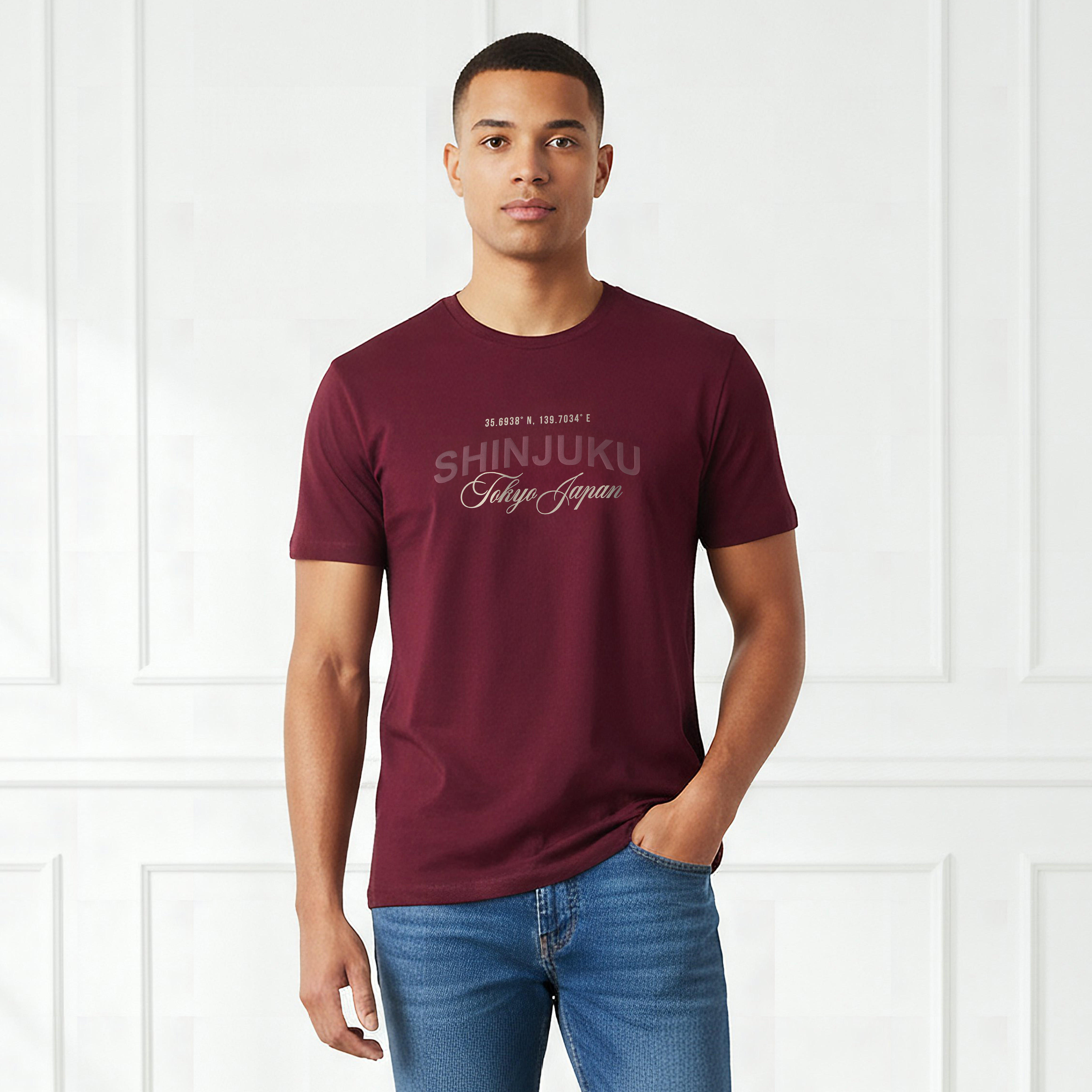 Men Slim Fit Crew Neck Short Sleeves Printed T-shirt-men-clothing-tshirtsandpolos-tshirts-image-1