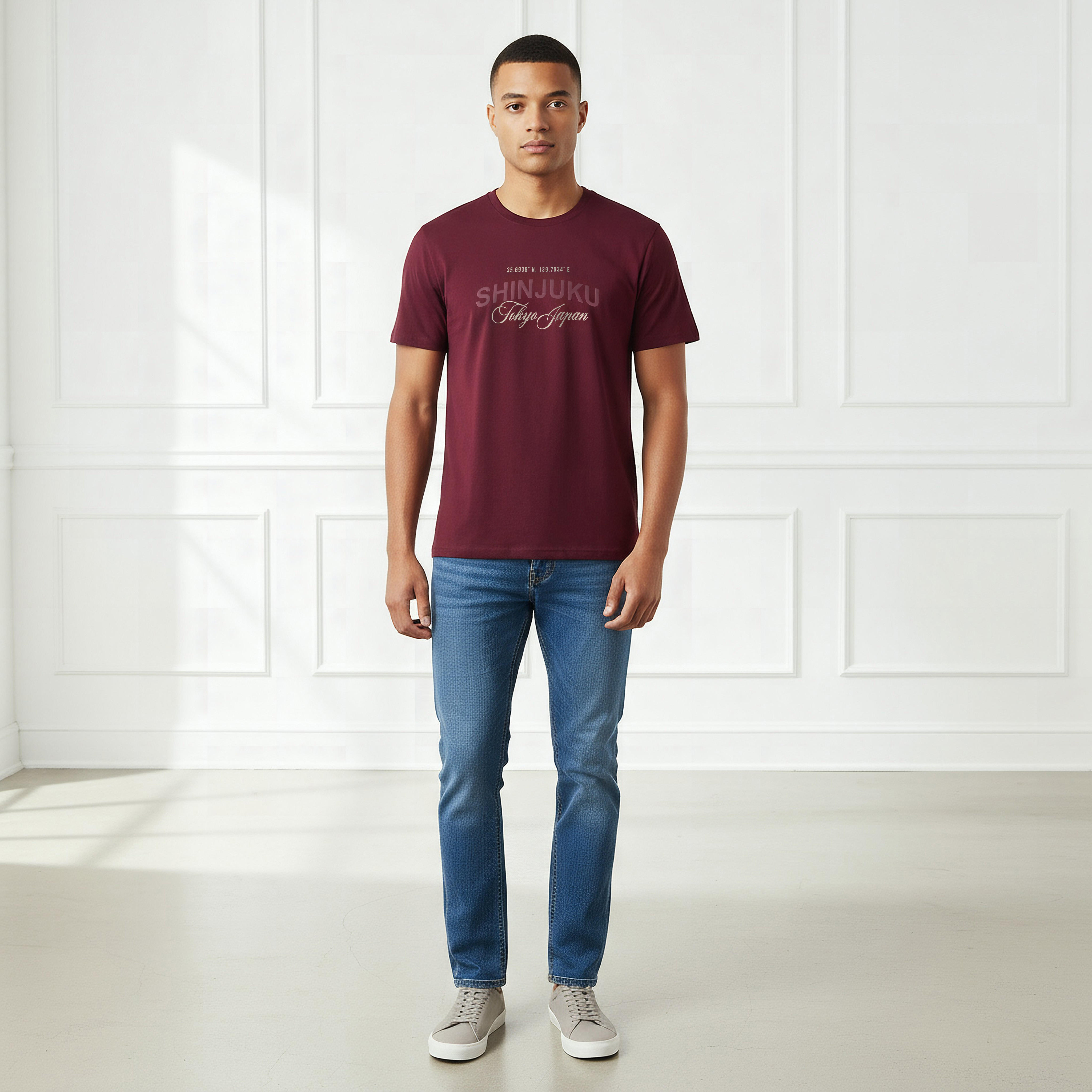 Men Slim Fit Crew Neck Short Sleeves Printed T-shirt-men-clothing-tshirtsandpolos-tshirts-image-2