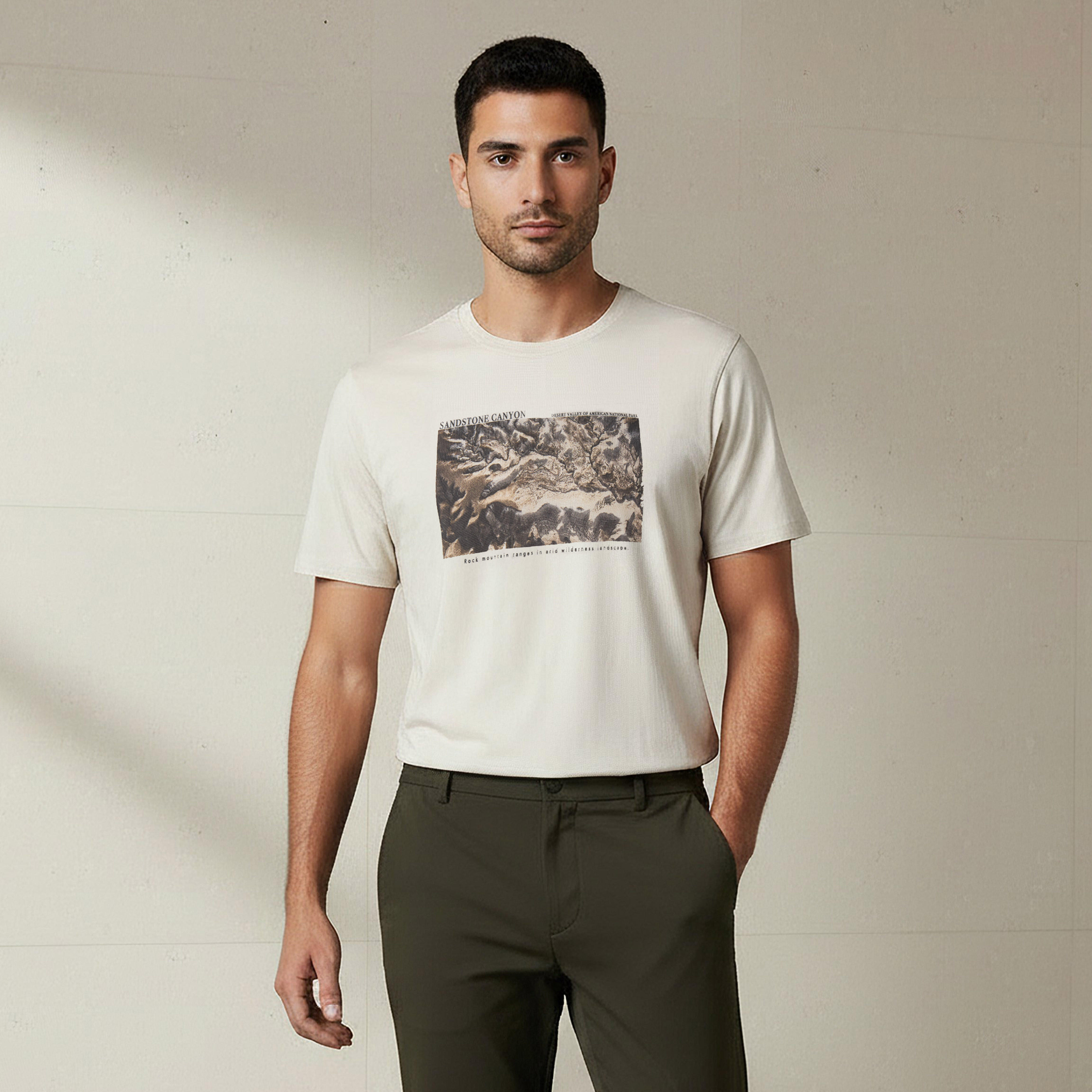 Men Slim Fit Crew Neck Short Sleeve Graphic Print T-shirt-men-clothing-tshirtsandpolos-tshirts-image-1
