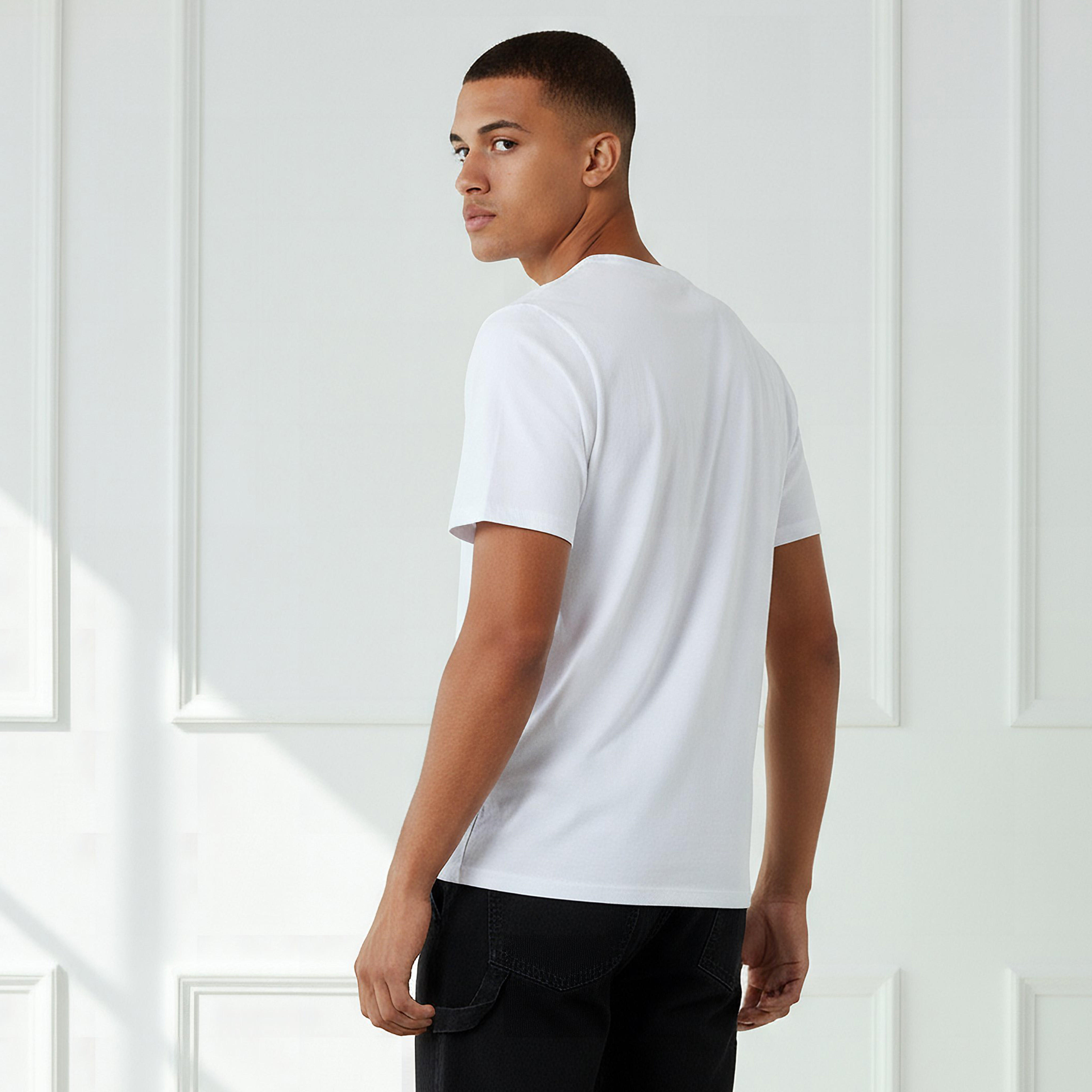 Men Slim Fit Crew Neck Short Sleeves New York Print T-shirt-men-clothing-tshirtsandpolos-tshirts-image-3