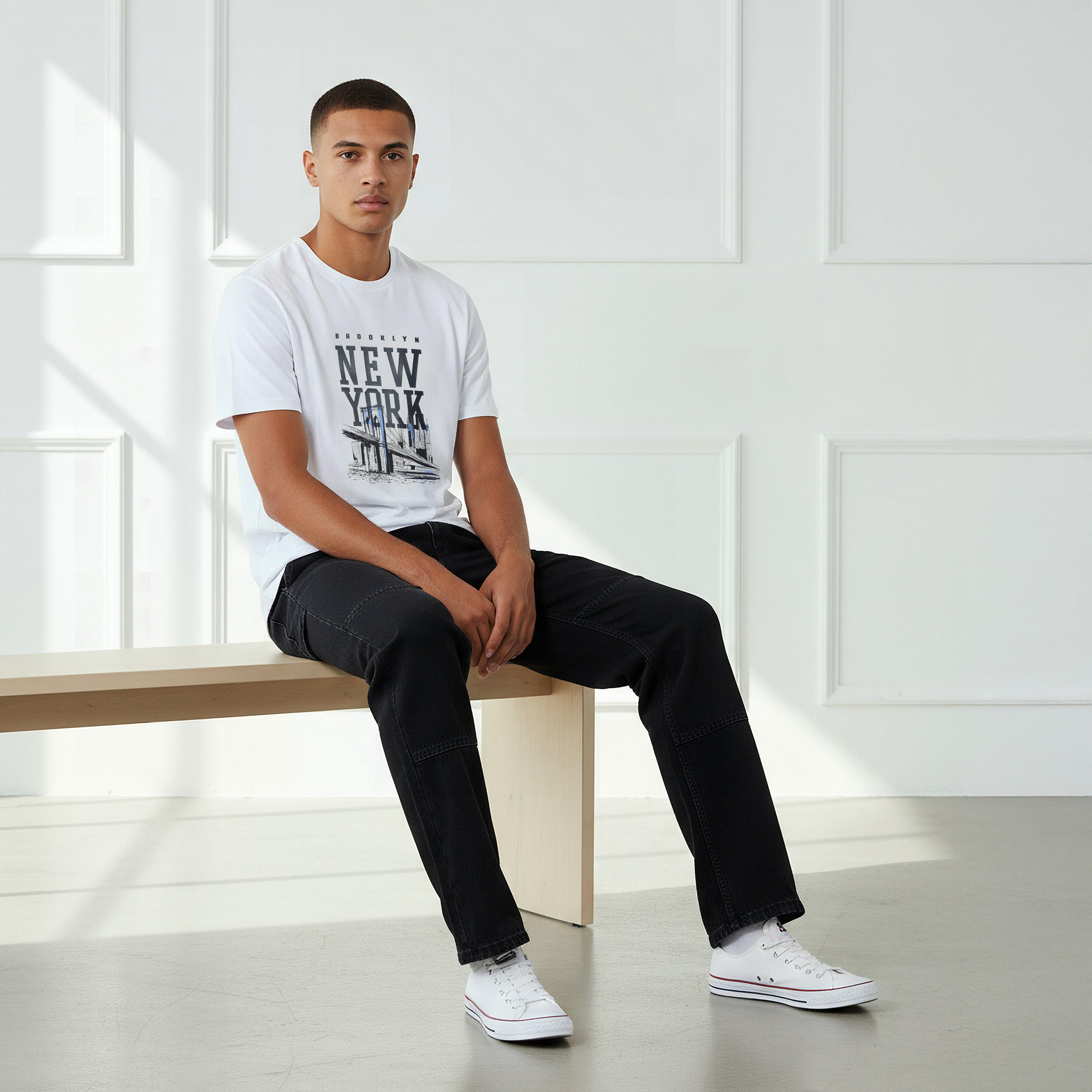 Men Slim Fit Crew Neck Short Sleeves New York Print T-shirt-men-clothing-tshirtsandpolos-tshirts-image-5
