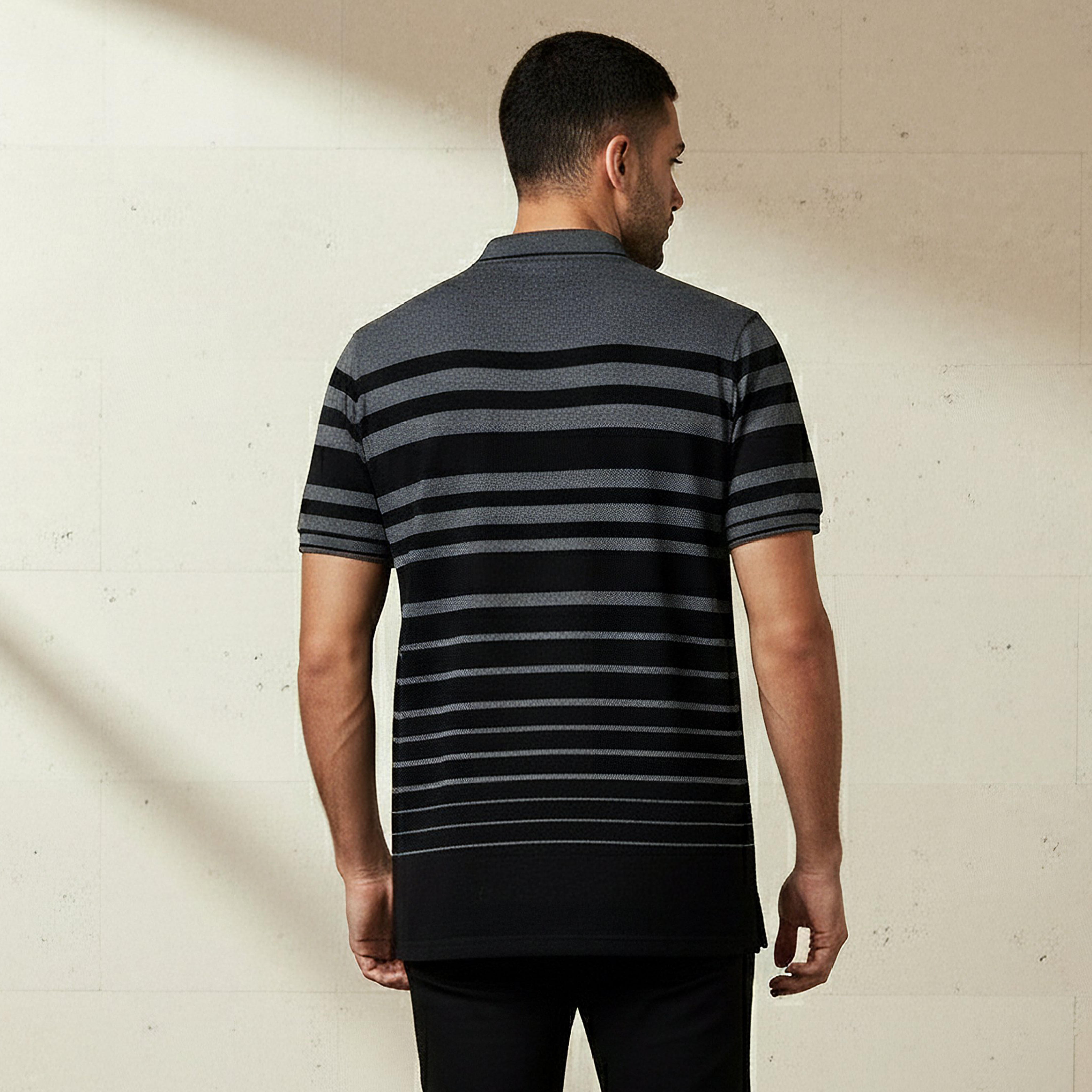 Men Short Sleeve Striped Polo T-shirt-men-clothing-tshirtsandpolos-polos-image-3