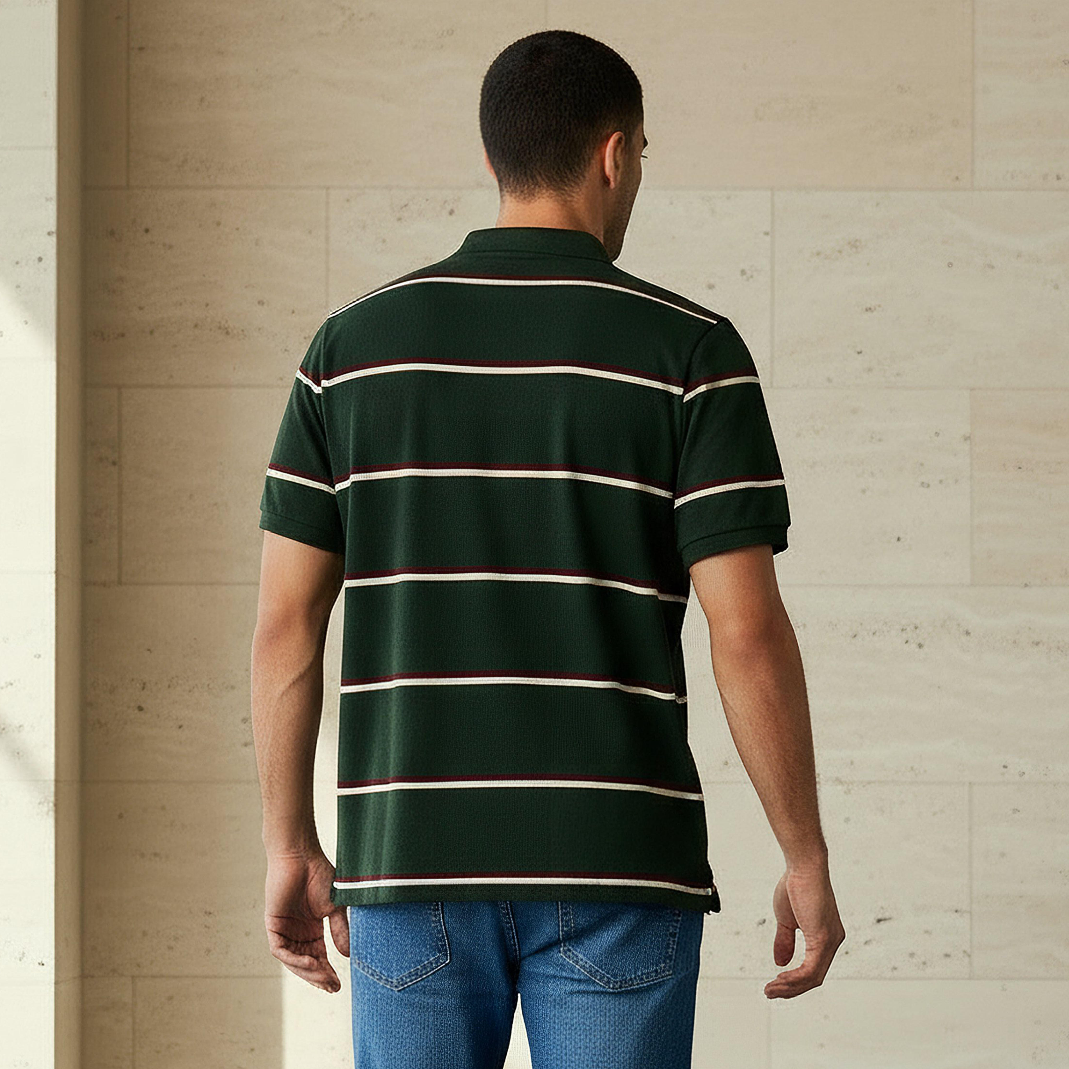 Men Short Sleeve Striped Polo T-shirt-men-clothing-tshirtsandpolos-polos-image-3
