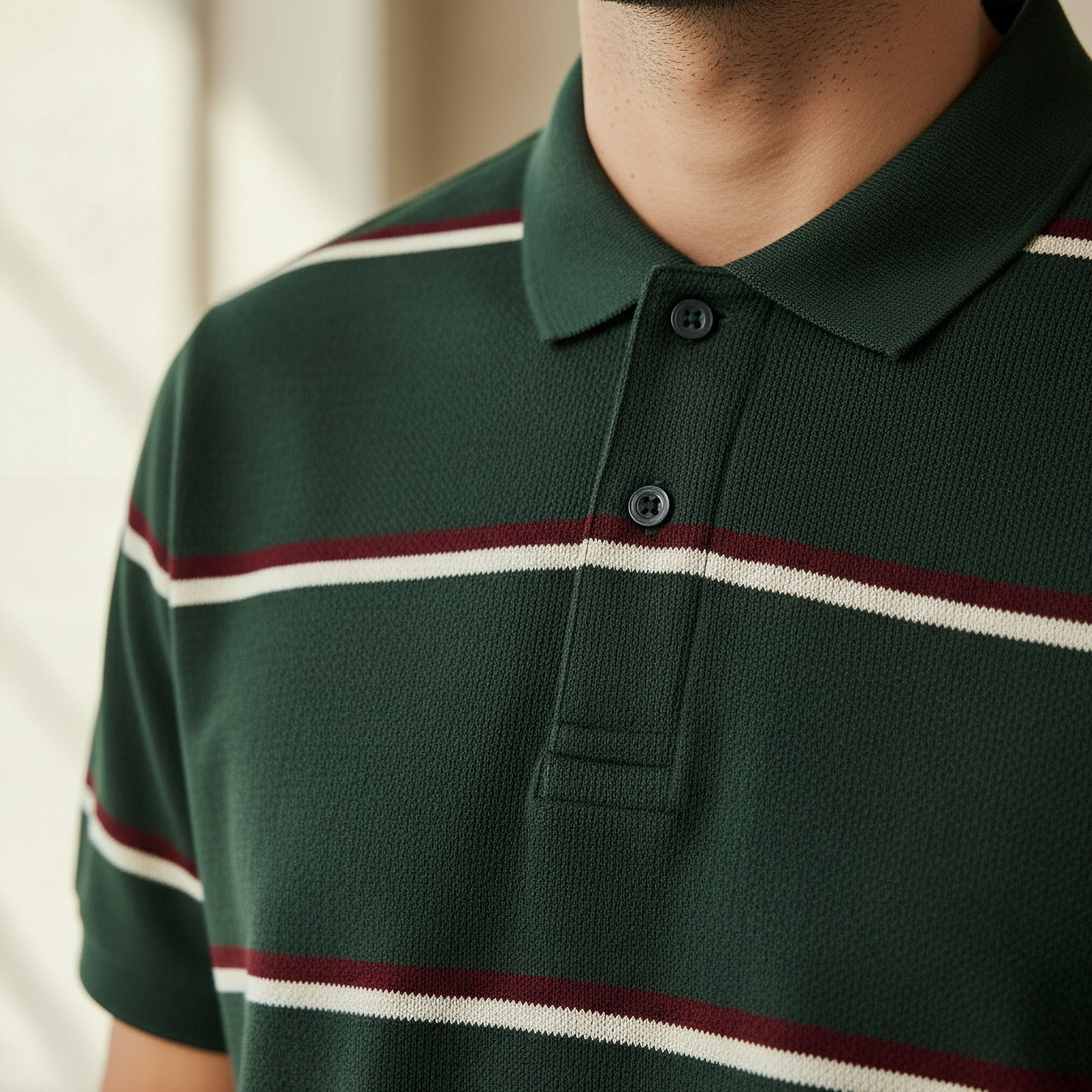 Men Short Sleeve Striped Polo T-shirt-men-clothing-tshirtsandpolos-polos-image-4