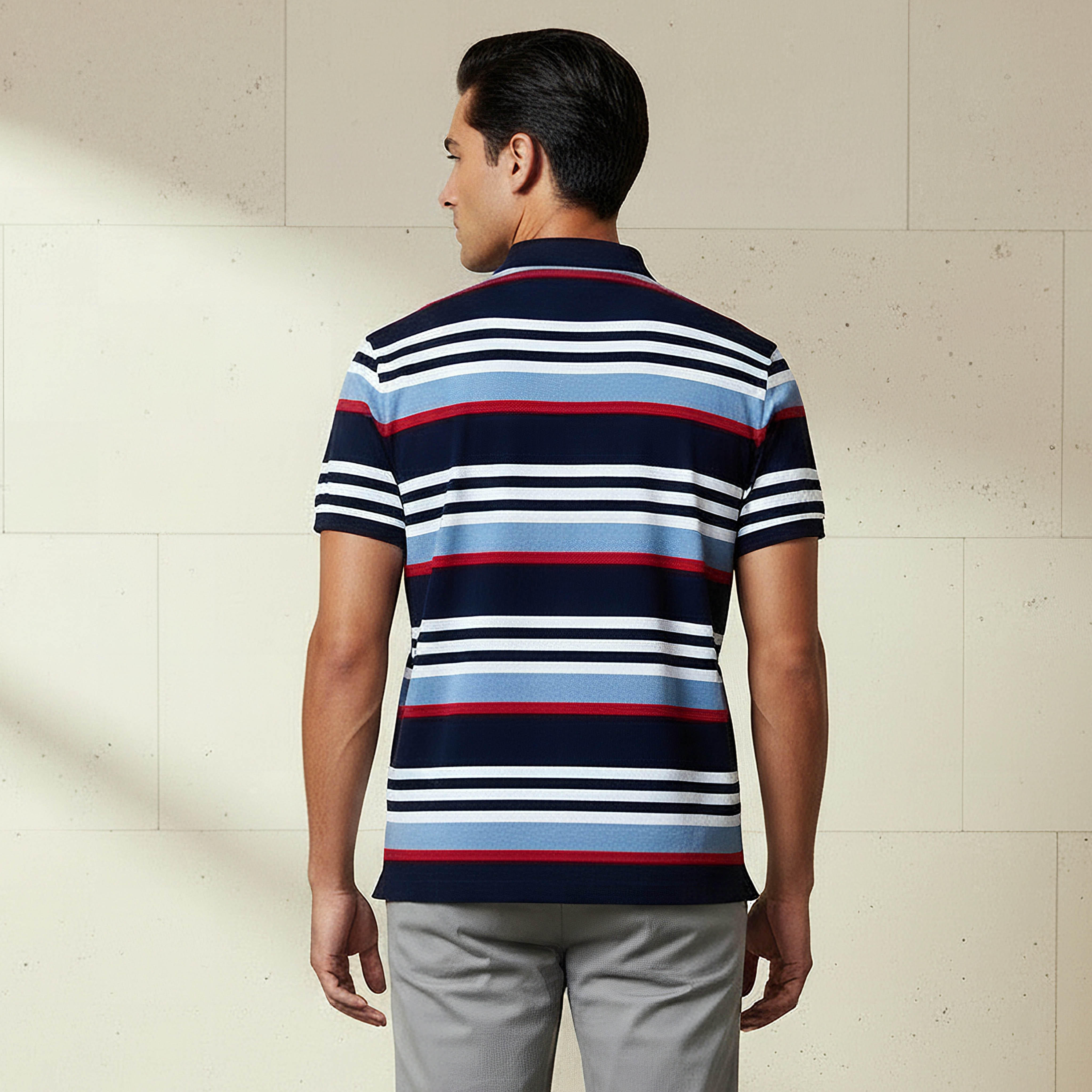 Men Short Sleeves Striped Polo T-shirt-men-clothing-tshirtsandpolos-polos-image-3