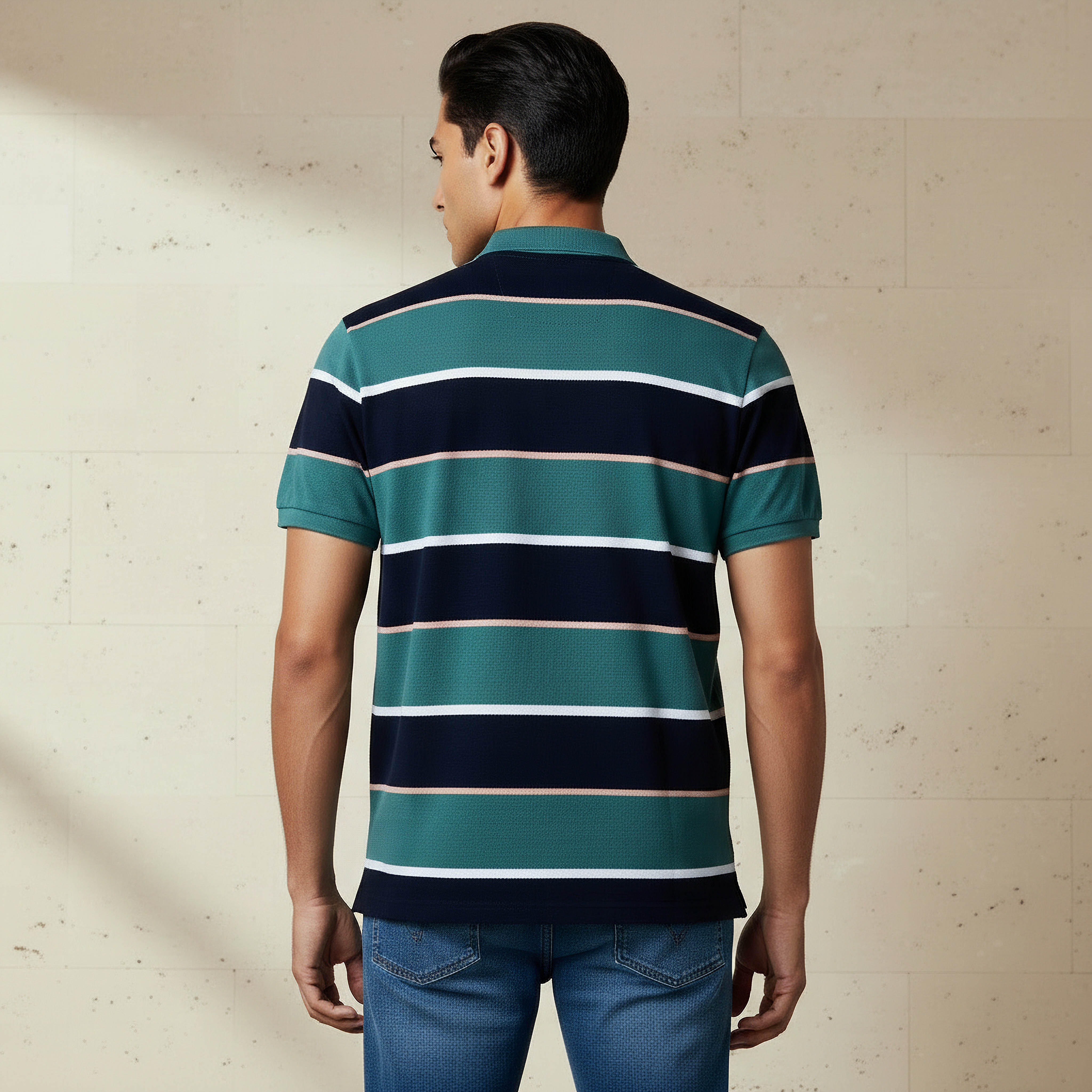 Men Short Sleeve Striped Polo T-shirt-men-clothing-tshirtsandpolos-polos-image-3