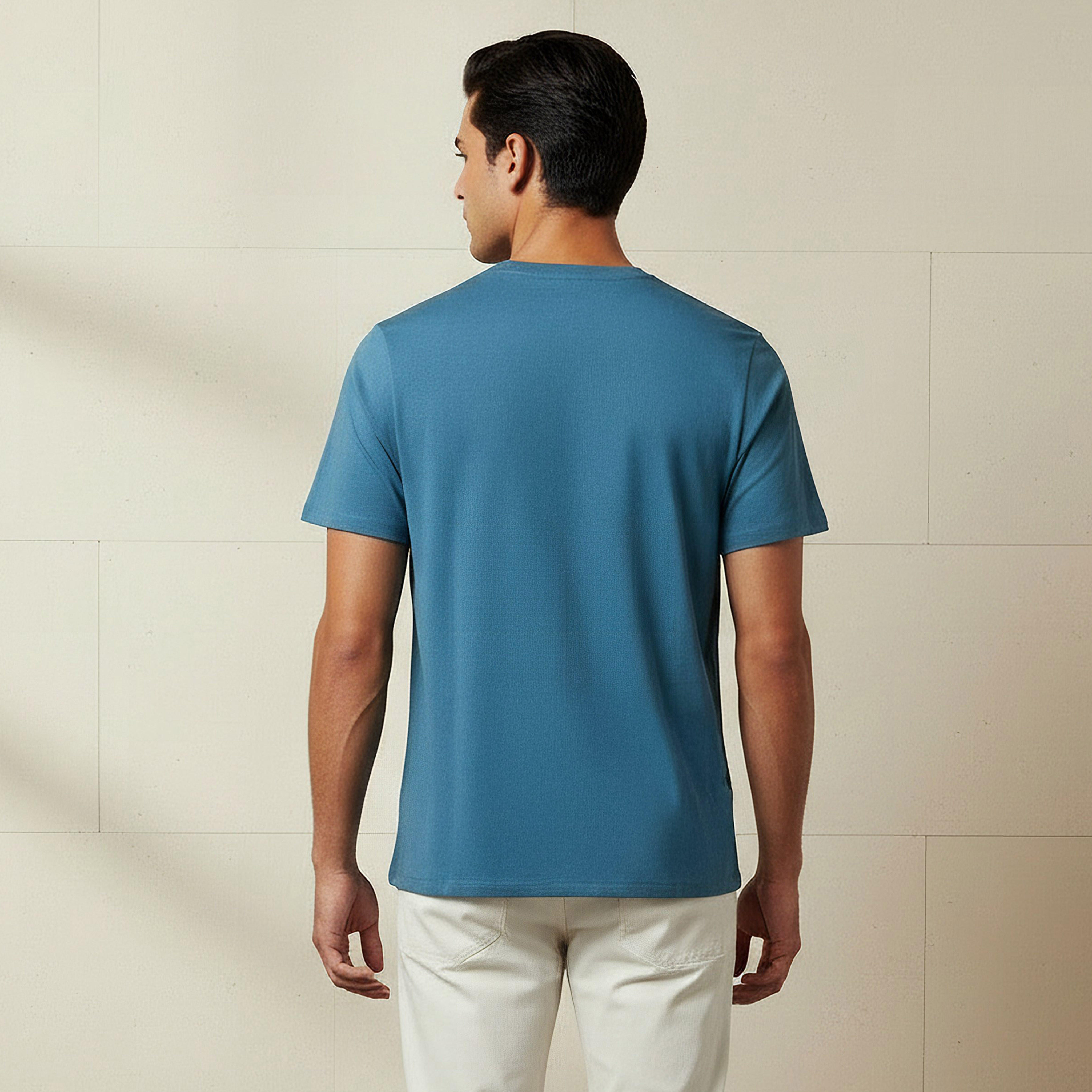 Men Regular Fit Crew Neck Short Sleeves T-shirt-men-clothing-tshirtsandpolos-tshirts-image-3