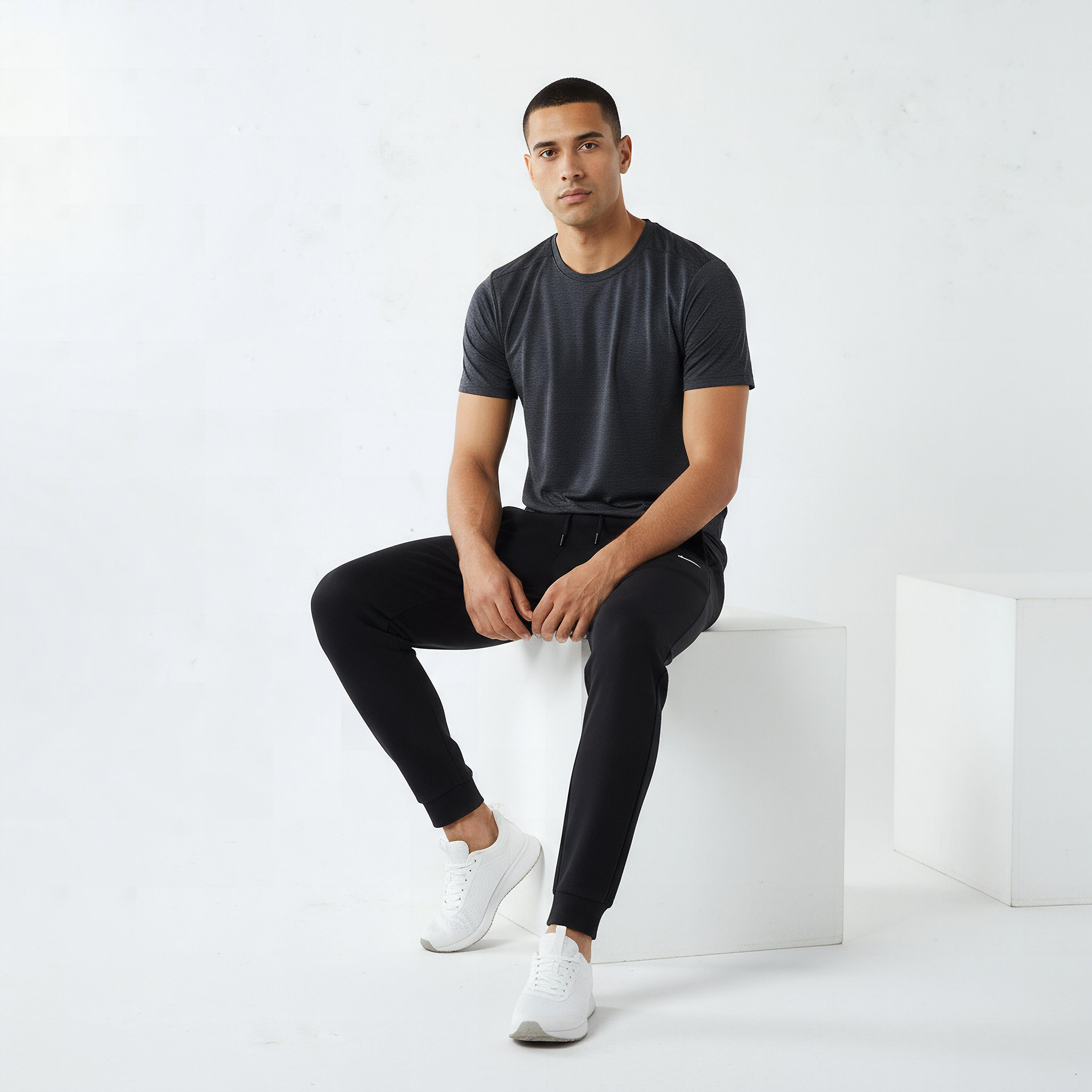 Men Regular Fit Joggers with Pockets-men-clothing-bottoms-joggers-image-6
