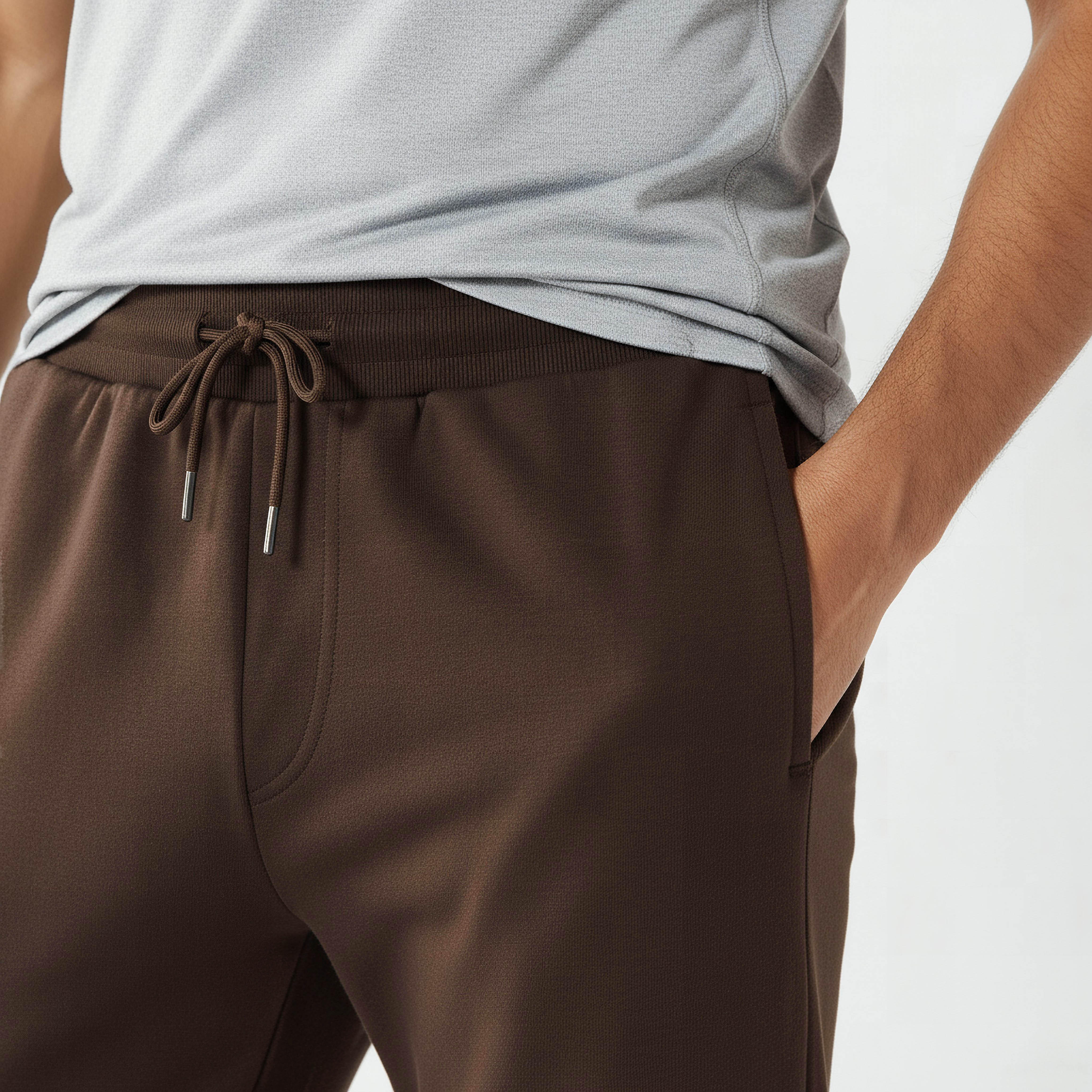 Men Regular Fit Joggers with Pockets-men-clothing-bottoms-joggers-image-5