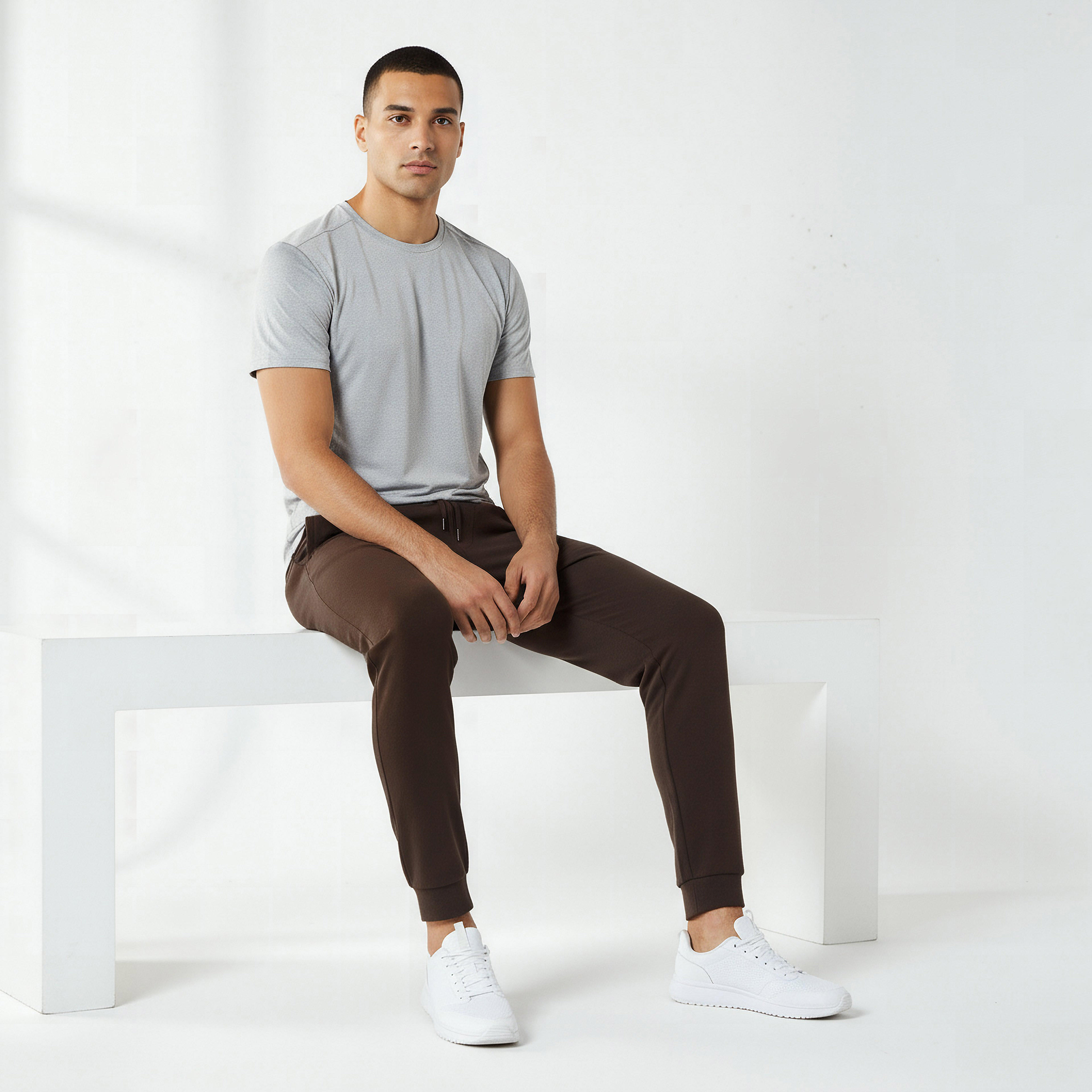 Men Regular Fit Joggers with Pockets-men-clothing-bottoms-joggers-image-6