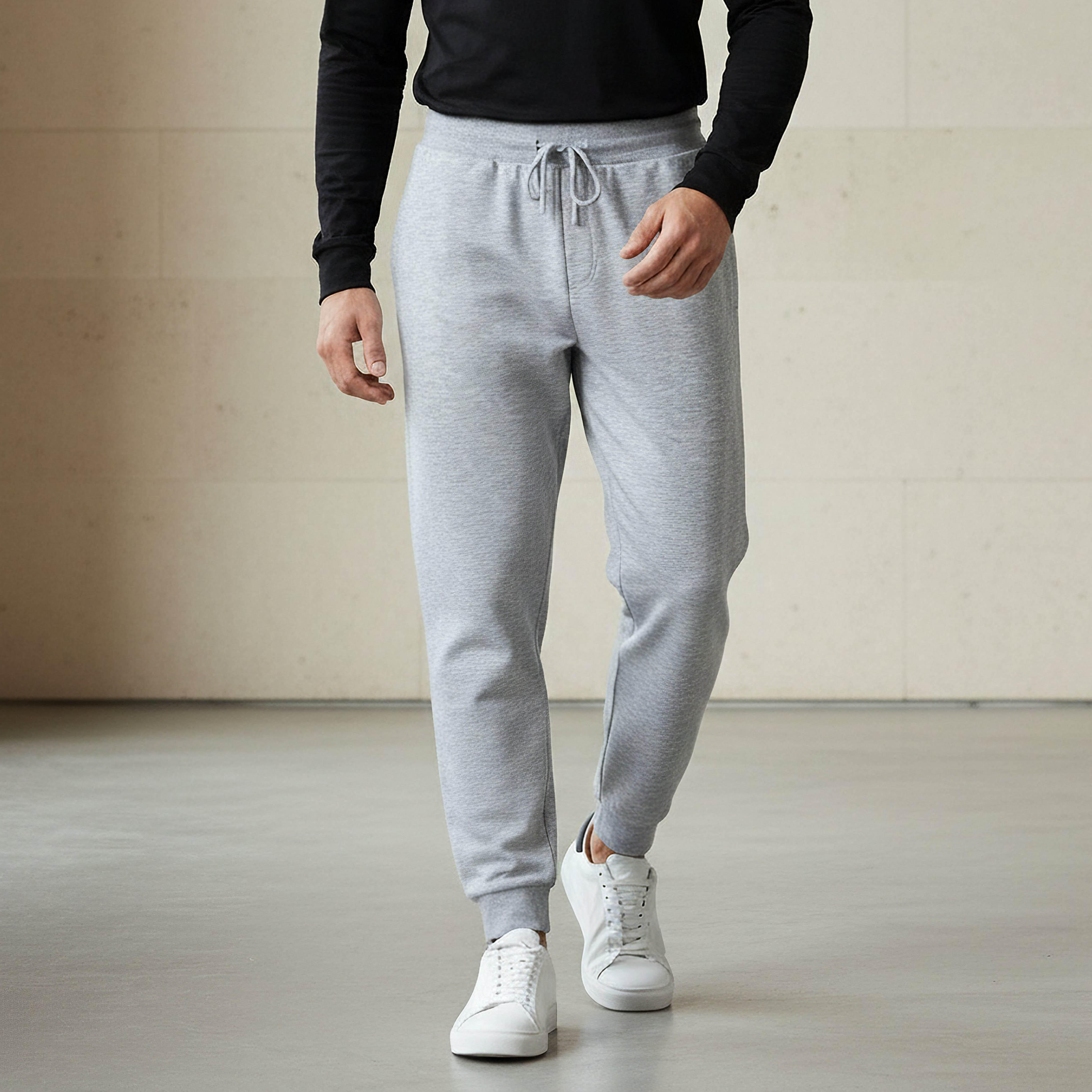 Men Regular Fit Joggers with Pockets-men-clothing-bottoms-joggers-image-1