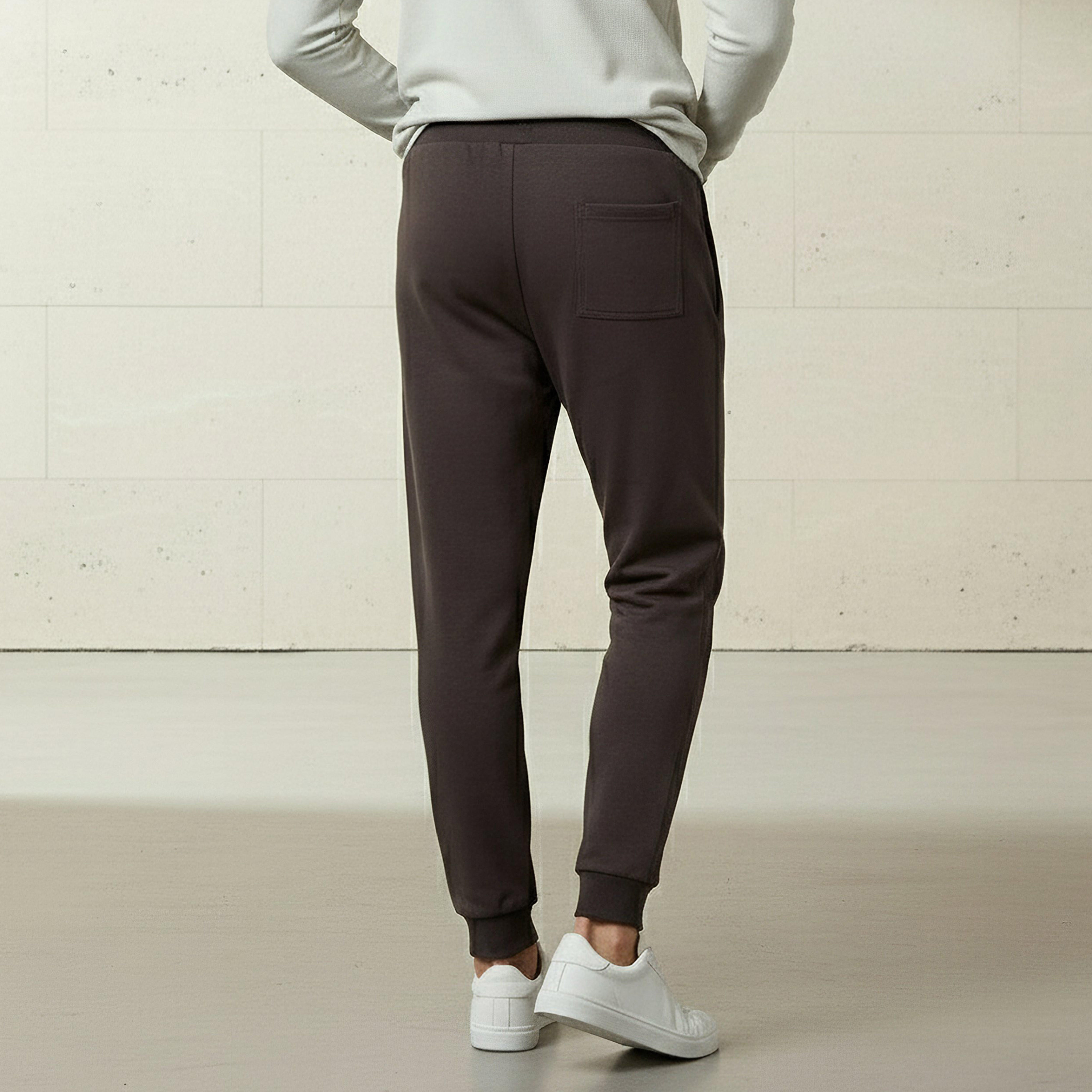 Men Regular Fit Joggers with Pockets-men-clothing-bottoms-joggers-image-3