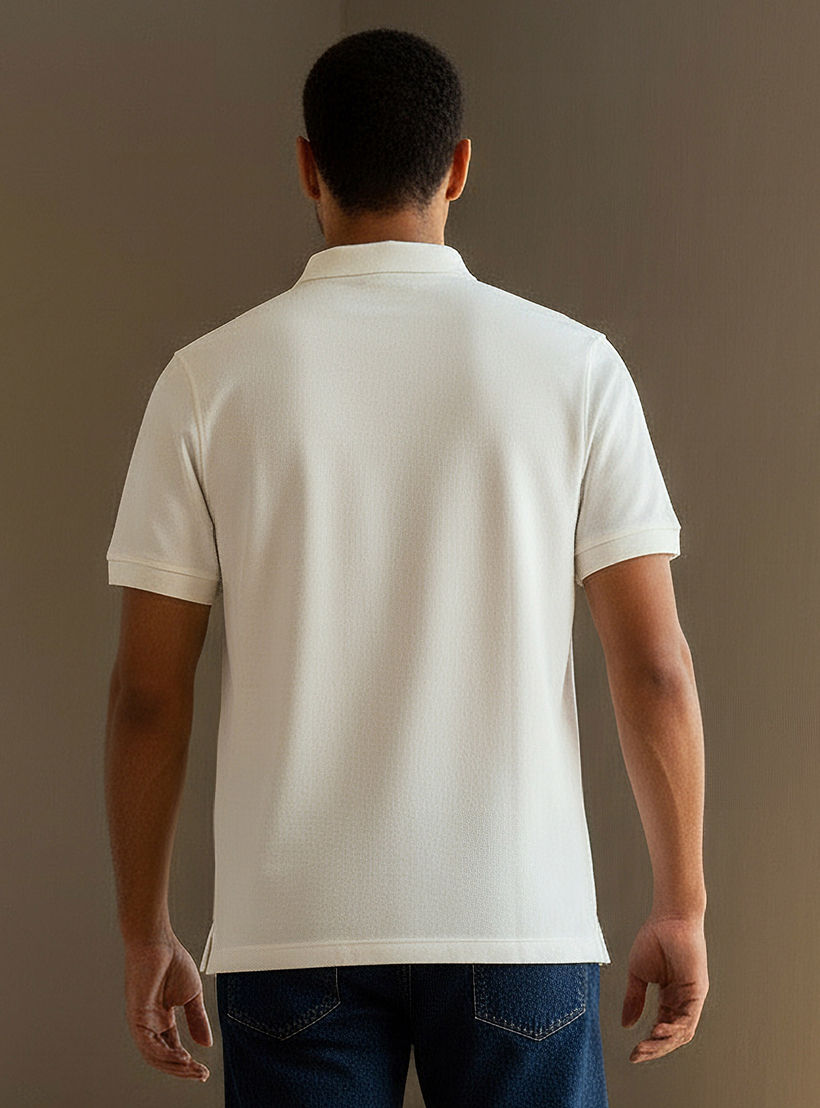Men Short Sleeve Textured Polo T-shirt-men-clothing-tshirtsandpolos-polos-image-3