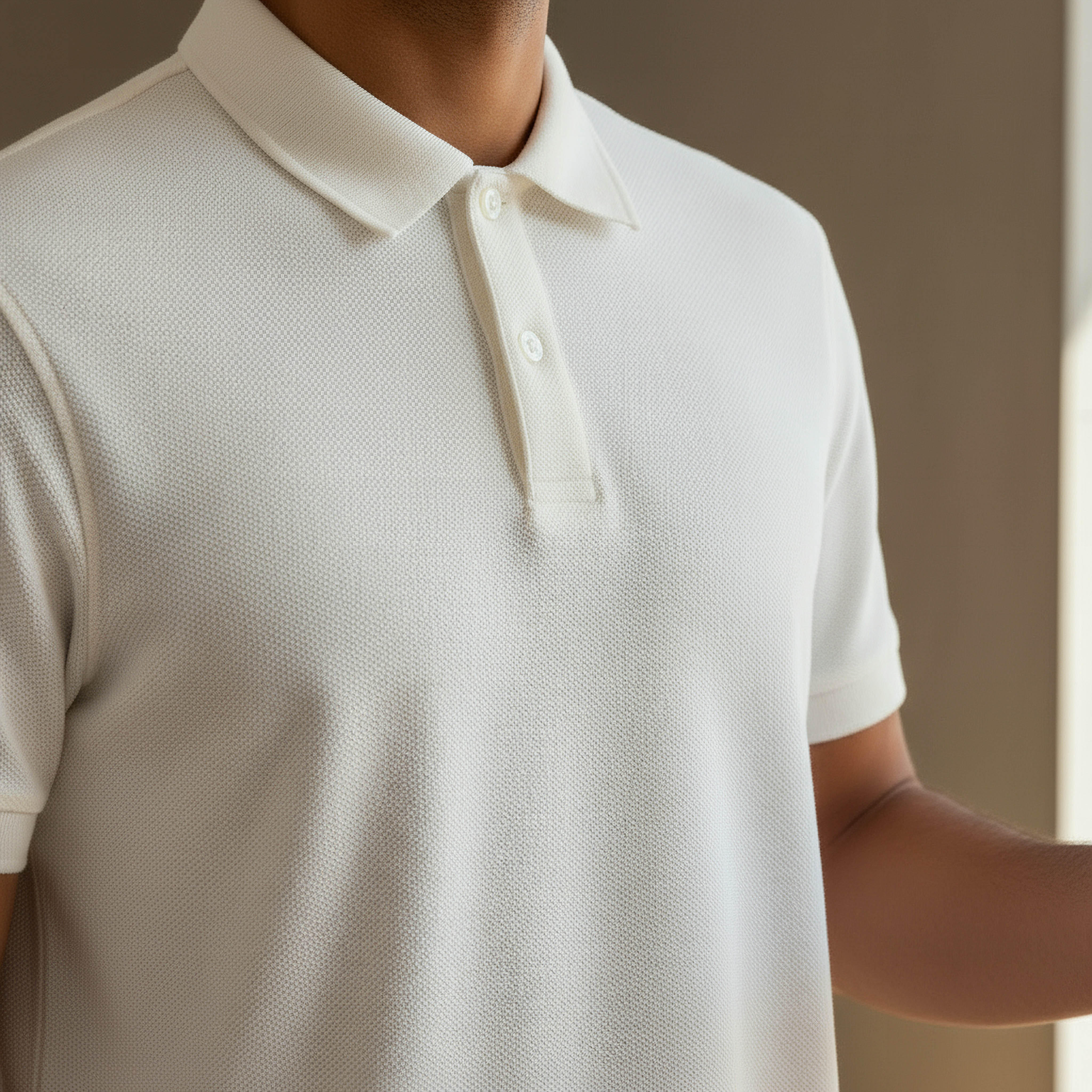 Men Short Sleeve Textured Polo T-shirt-men-clothing-tshirtsandpolos-polos-image-4