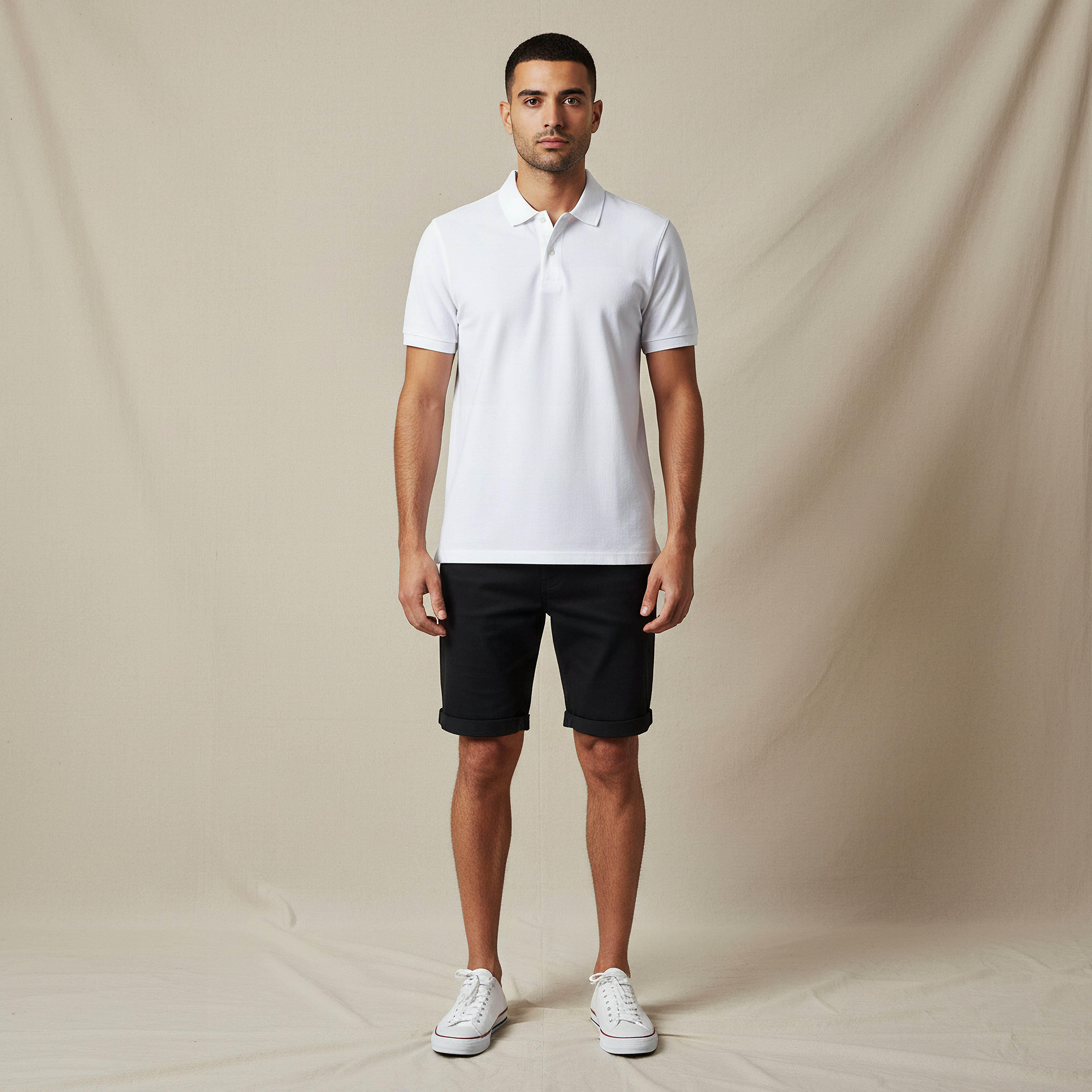 Men Short Sleeves Pique Polo T-shirt-men-clothing-tshirtsandpolos-polos-image-5