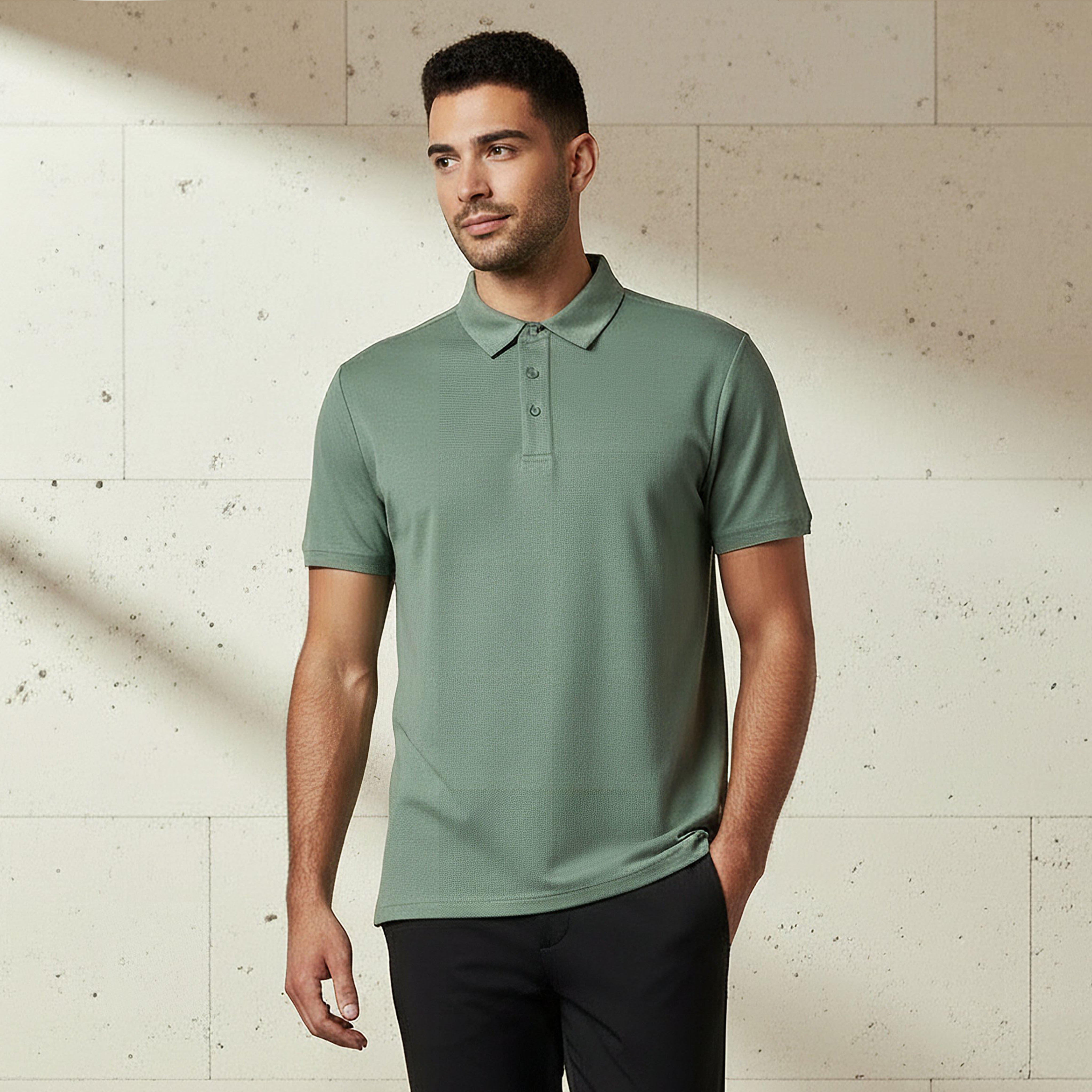 Men Short Sleeve Polo T-shirt-men-clothing-tshirtsandpolos-polos-image-1