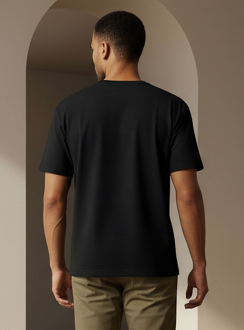 Men Relaxed Fit Crew Neck Short Sleeve Drop Shoulder T-shirt-men-clothing-tshirtsandpolos-tshirts-image-3