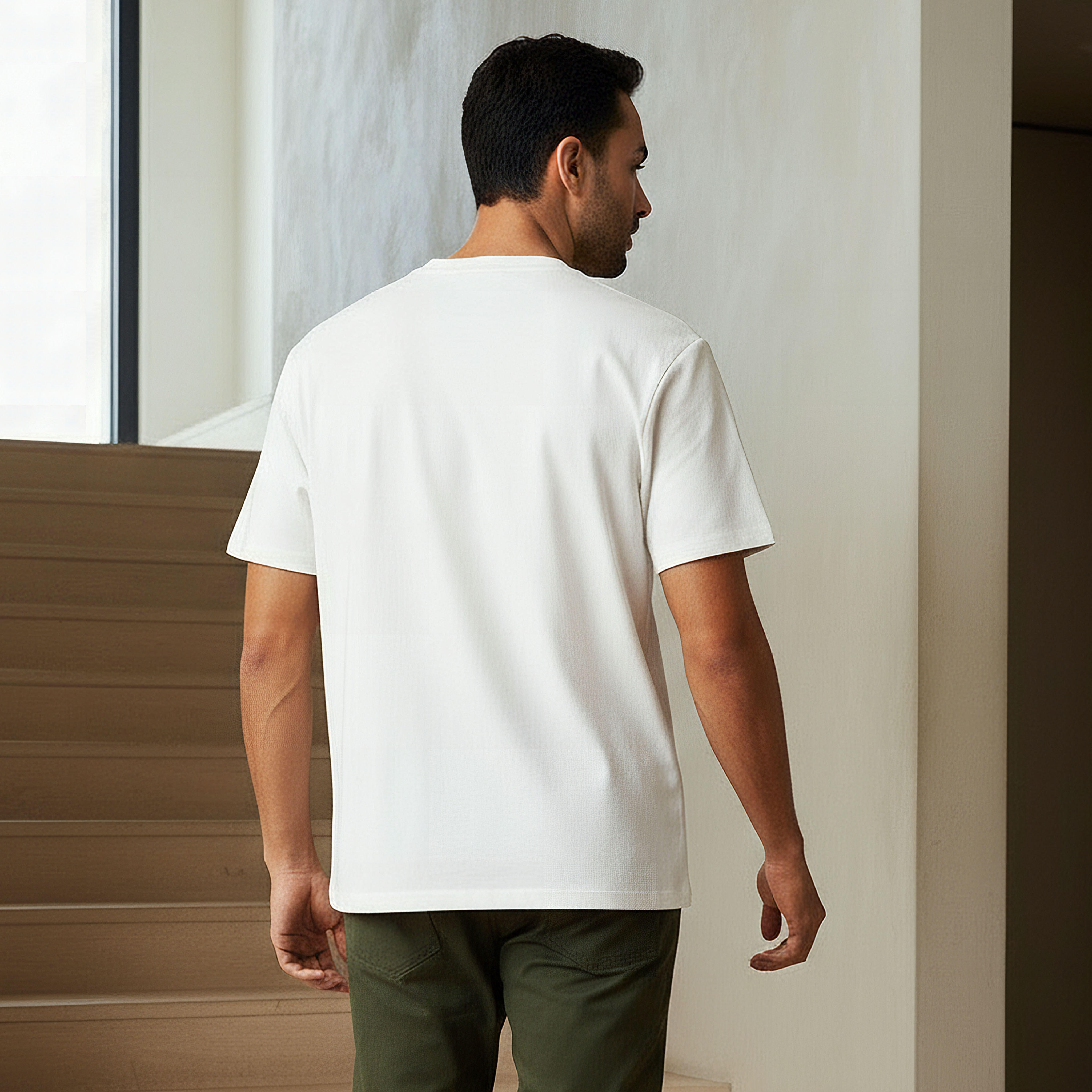 Men Relaxed Fit Crew Neck Short Sleeve Drop Shoulder T-shirt-men-clothing-tshirtsandpolos-tshirts-image-3