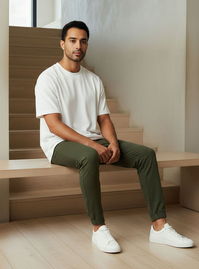 Men Relaxed Fit Crew Neck Short Sleeve Drop Shoulder T-shirt-men-clothing-tshirtsandpolos-tshirts-image-5