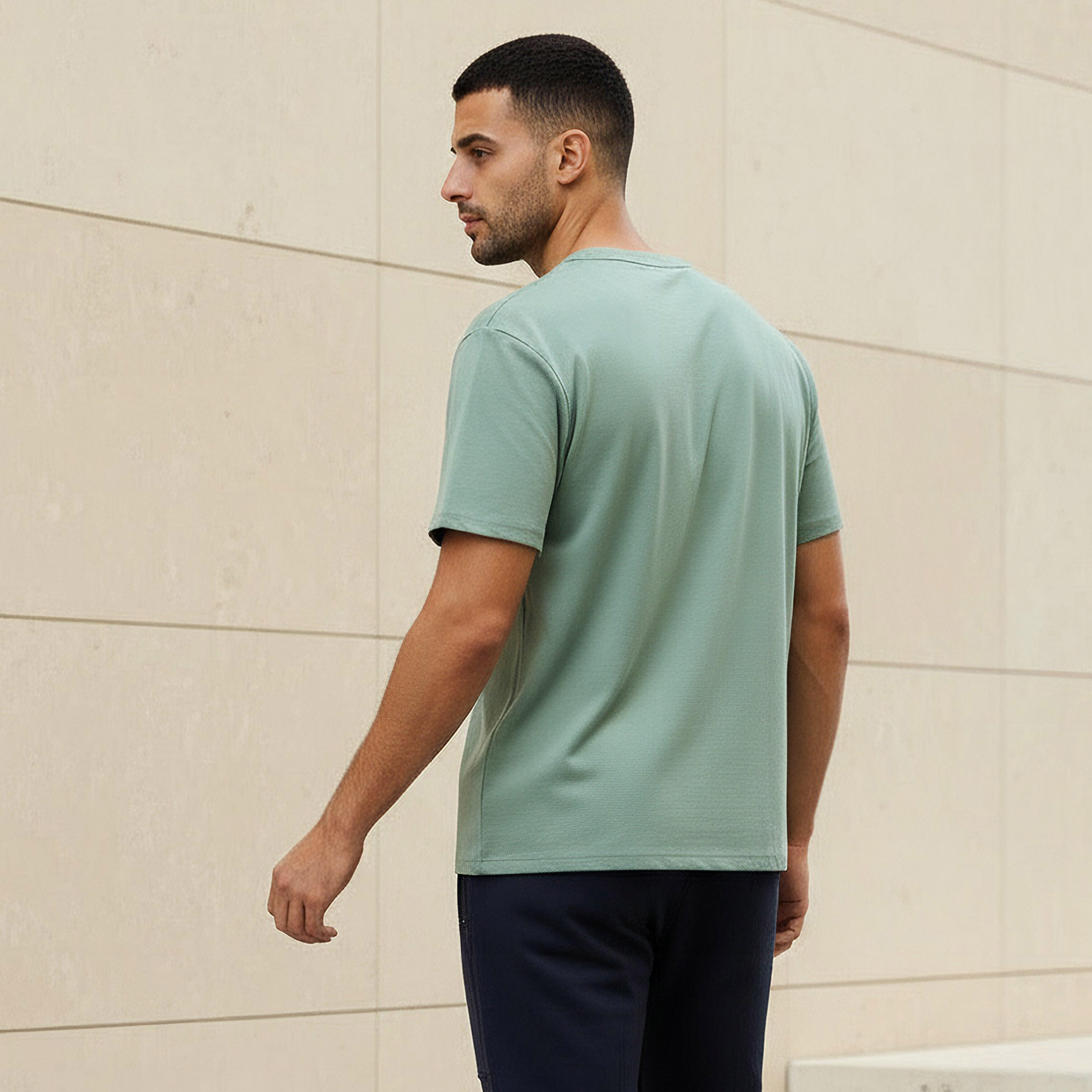 Men Relaxed Fit Crew Neck Short Sleeves T-shirt-men-clothing-tshirtsandpolos-tshirts-image-3