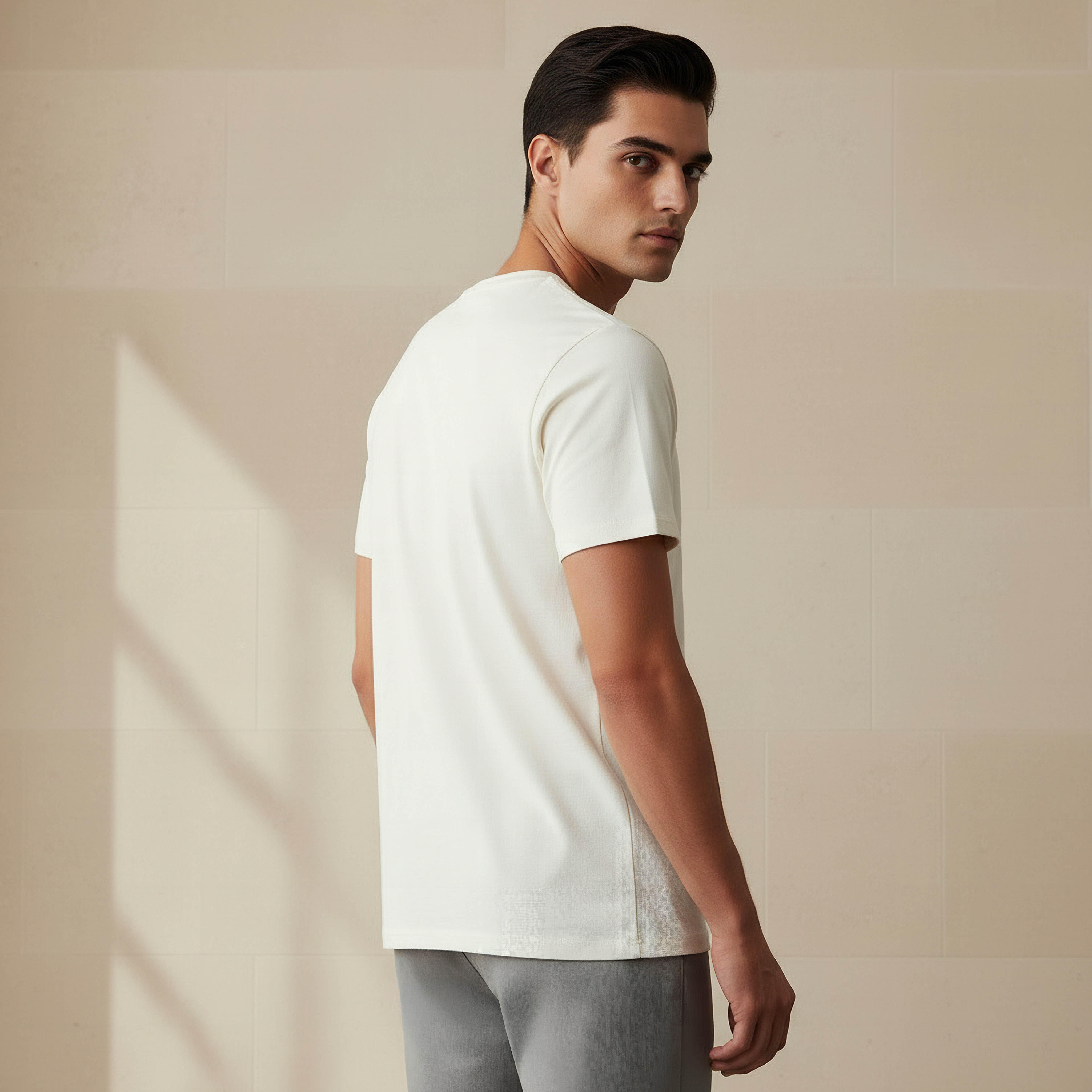 Men Regular Fit Crew Neck Short Sleeve T-shirt-men-clothing-tshirtsandpolos-tshirts-image-3