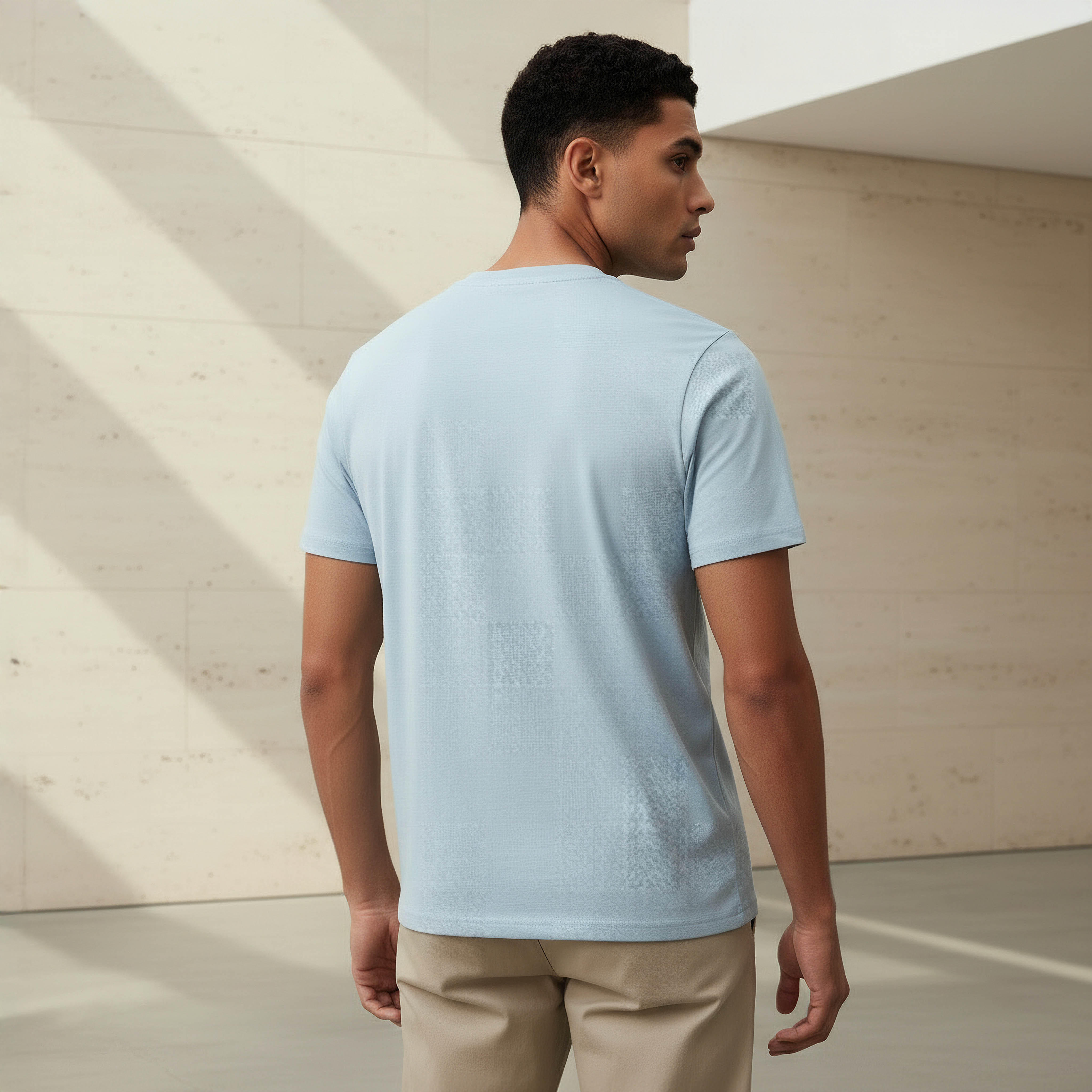 Men Regular Fit Crew Neck Short Sleeve T-shirt-men-clothing-tshirtsandpolos-tshirts-image-3