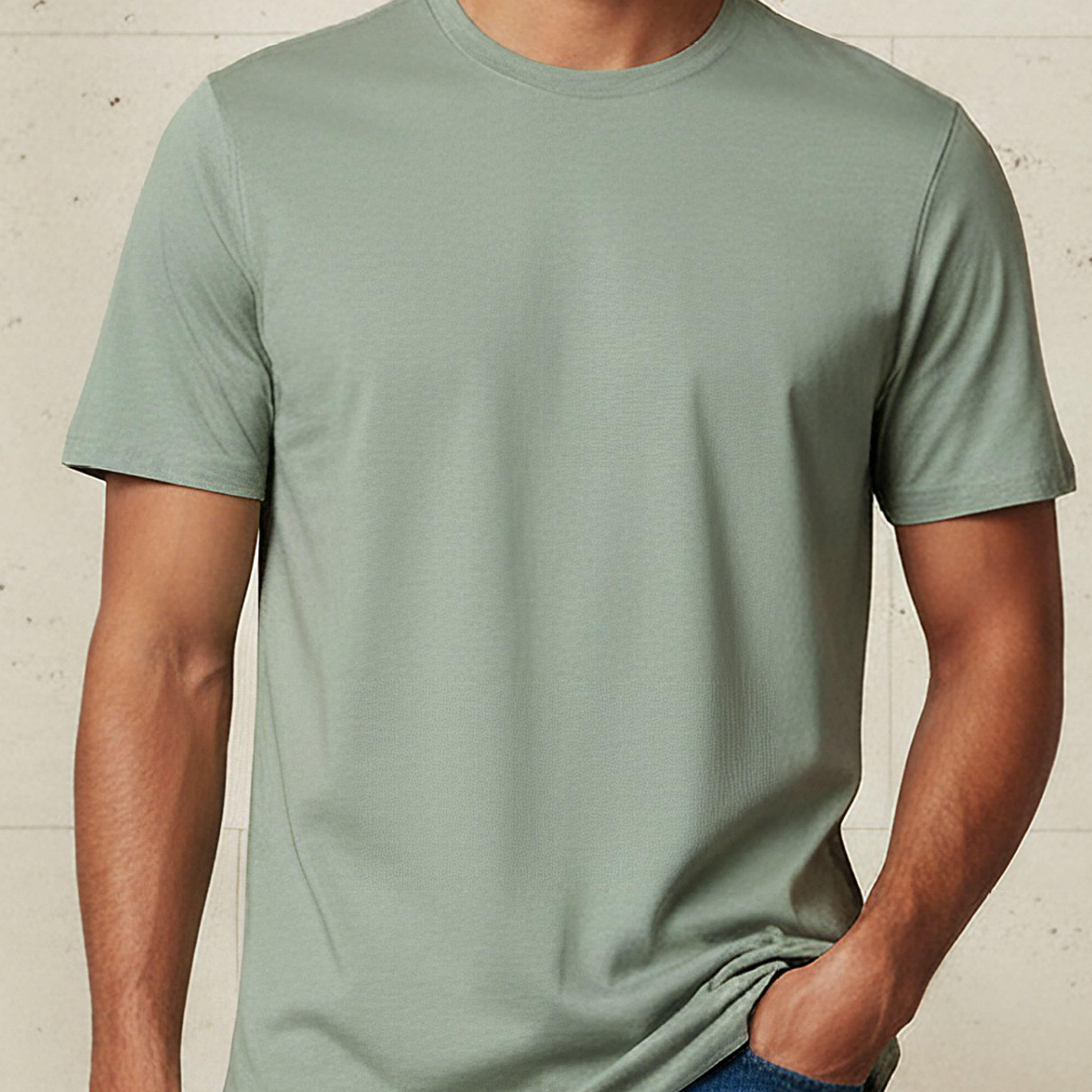 Men Regular Fit Crew Neck Short Sleeve T-shirt-men-clothing-tshirtsandpolos-tshirts-image-4