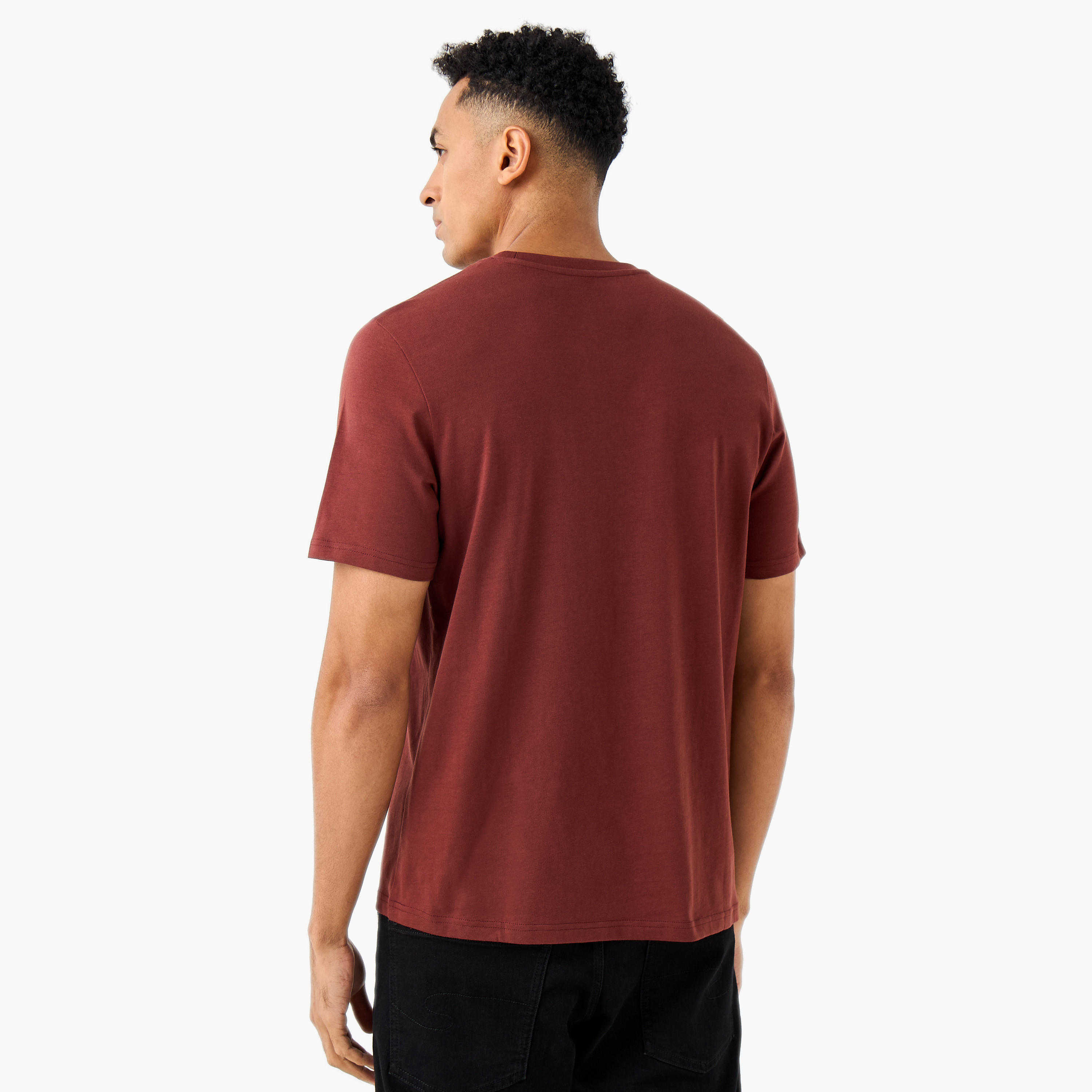 Men Regular Fit Crew Neck Short Sleeves T-shirt-men-clothing-tshirtsandpolos-tshirts-image-3