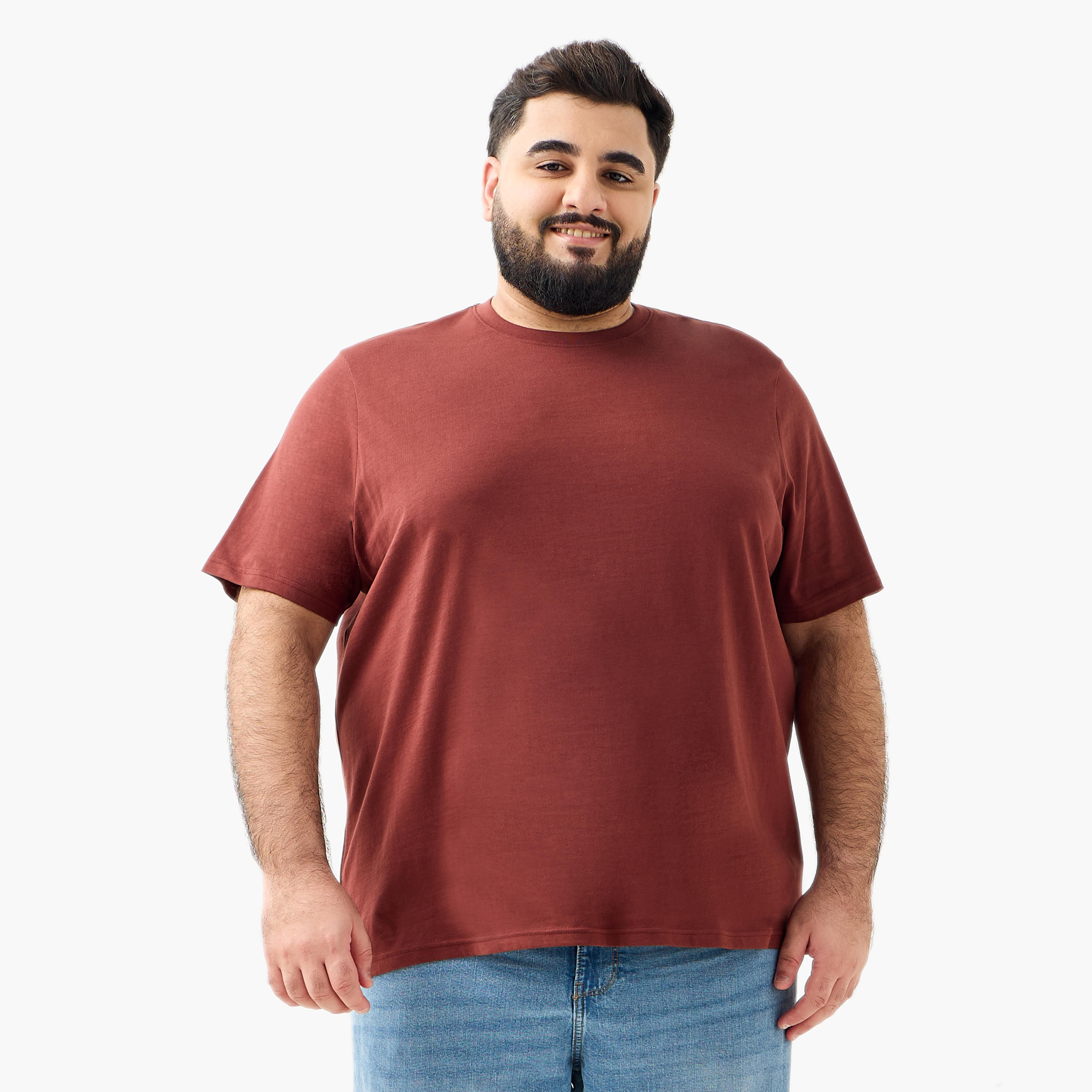 Men Regular Fit Crew Neck Short Sleeves T-shirt-men-clothing-tshirtsandpolos-tshirts-image-6