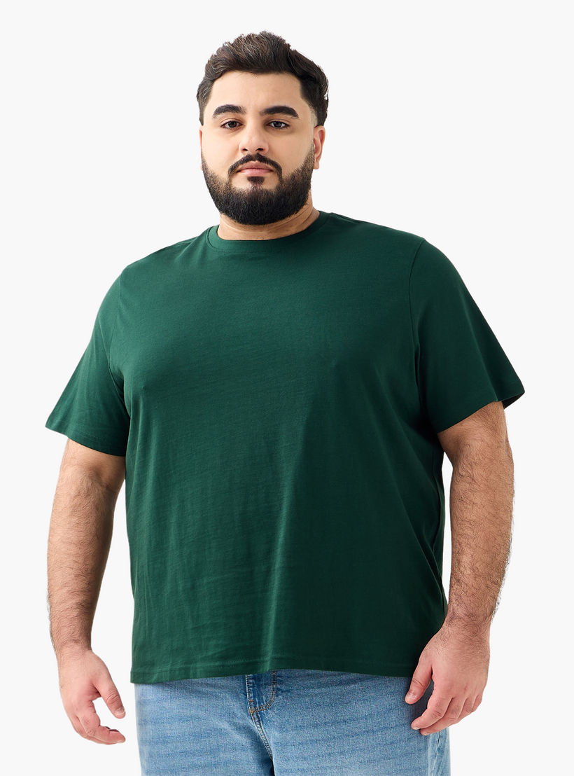 Men Regular Fit Crew Neck Short Sleeves T-shirt-men-clothing-tshirtsandpolos-tshirts-image-2