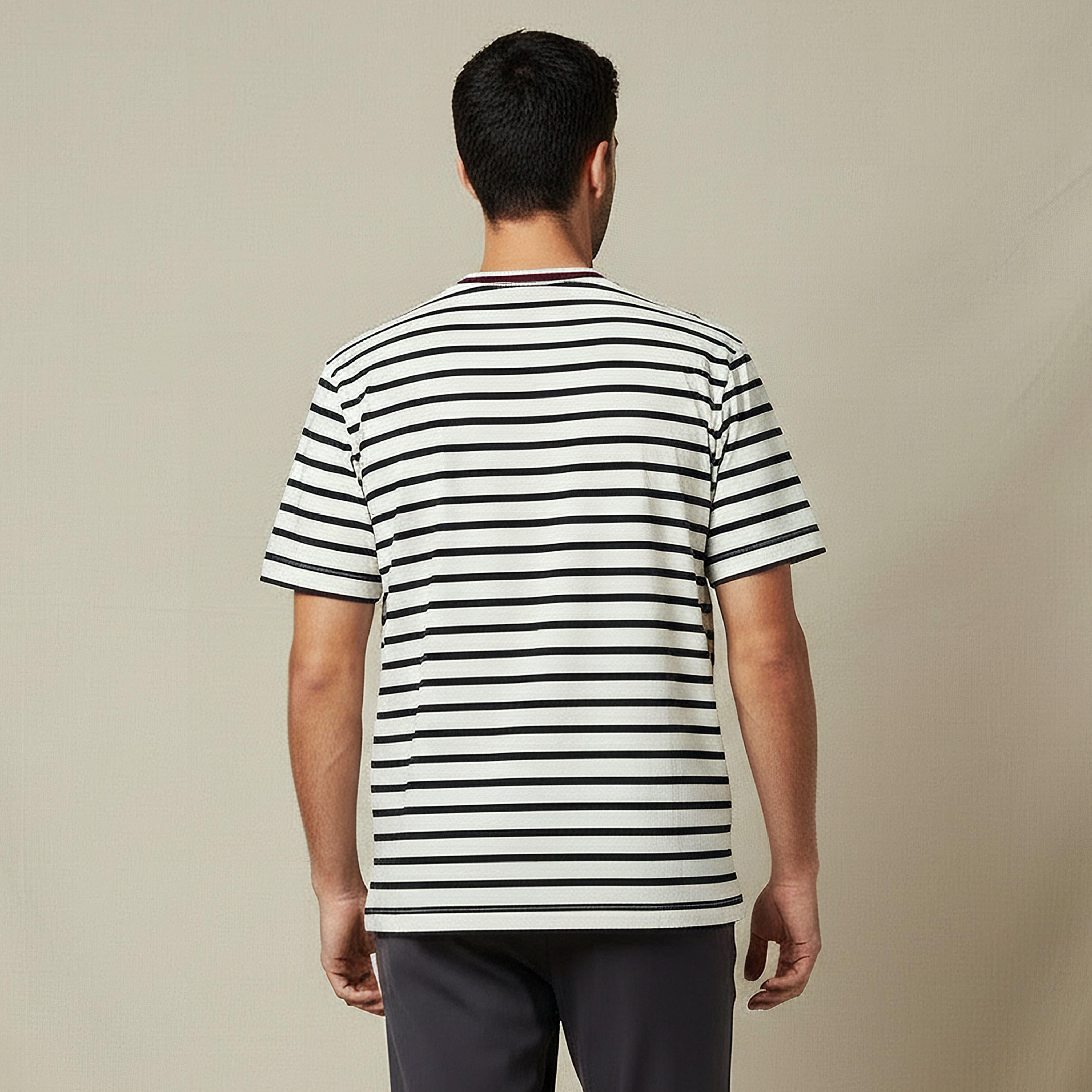 Men Regular Fit Crew Neck Short Sleeves Striped T-shirt-men-clothing-tshirtsandpolos-tshirts-image-3