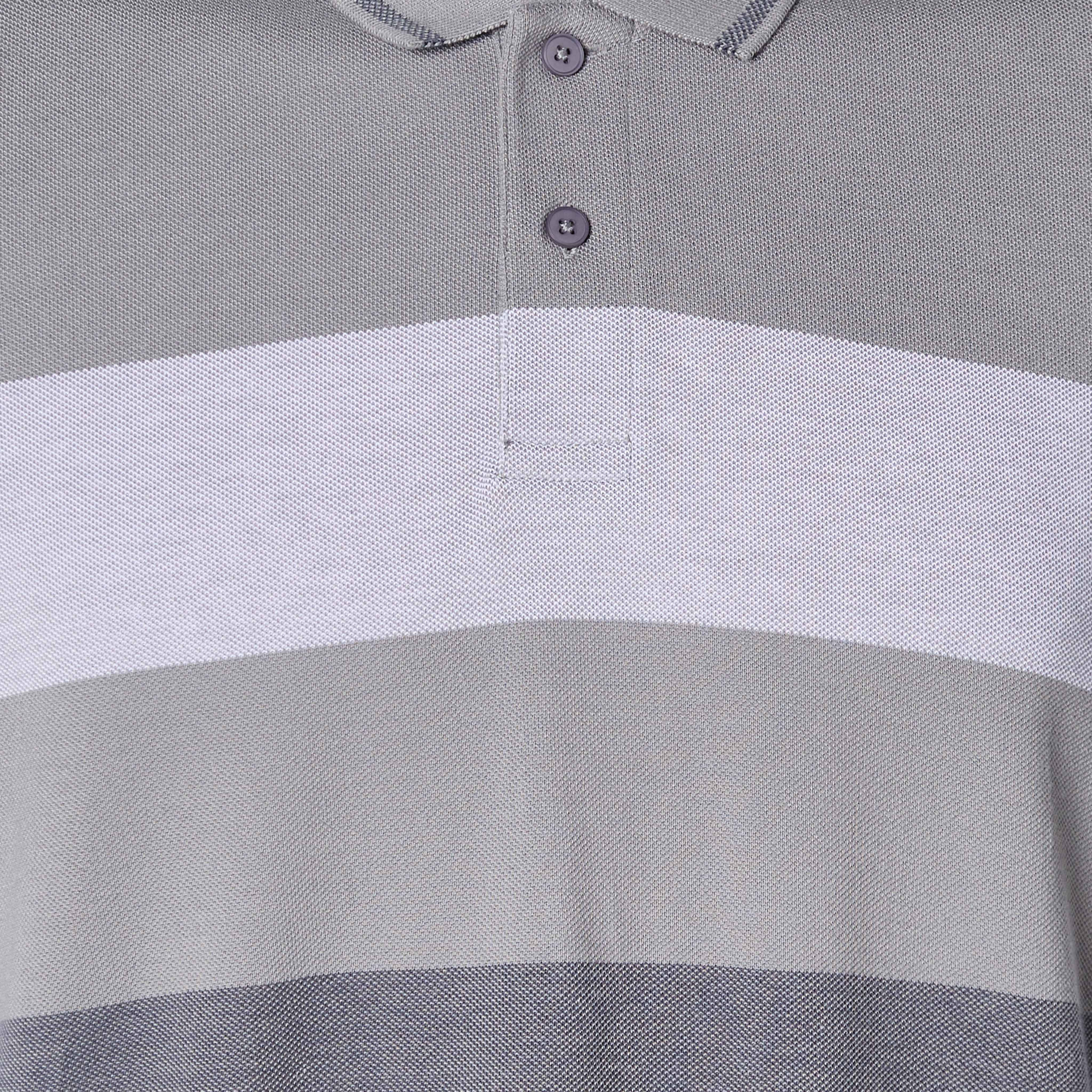 تيشيرت بولو بتفاصيل بيكيه وأكمام قصيرة للرجال-men-clothing-tshirtsandpolos-polos-image-2