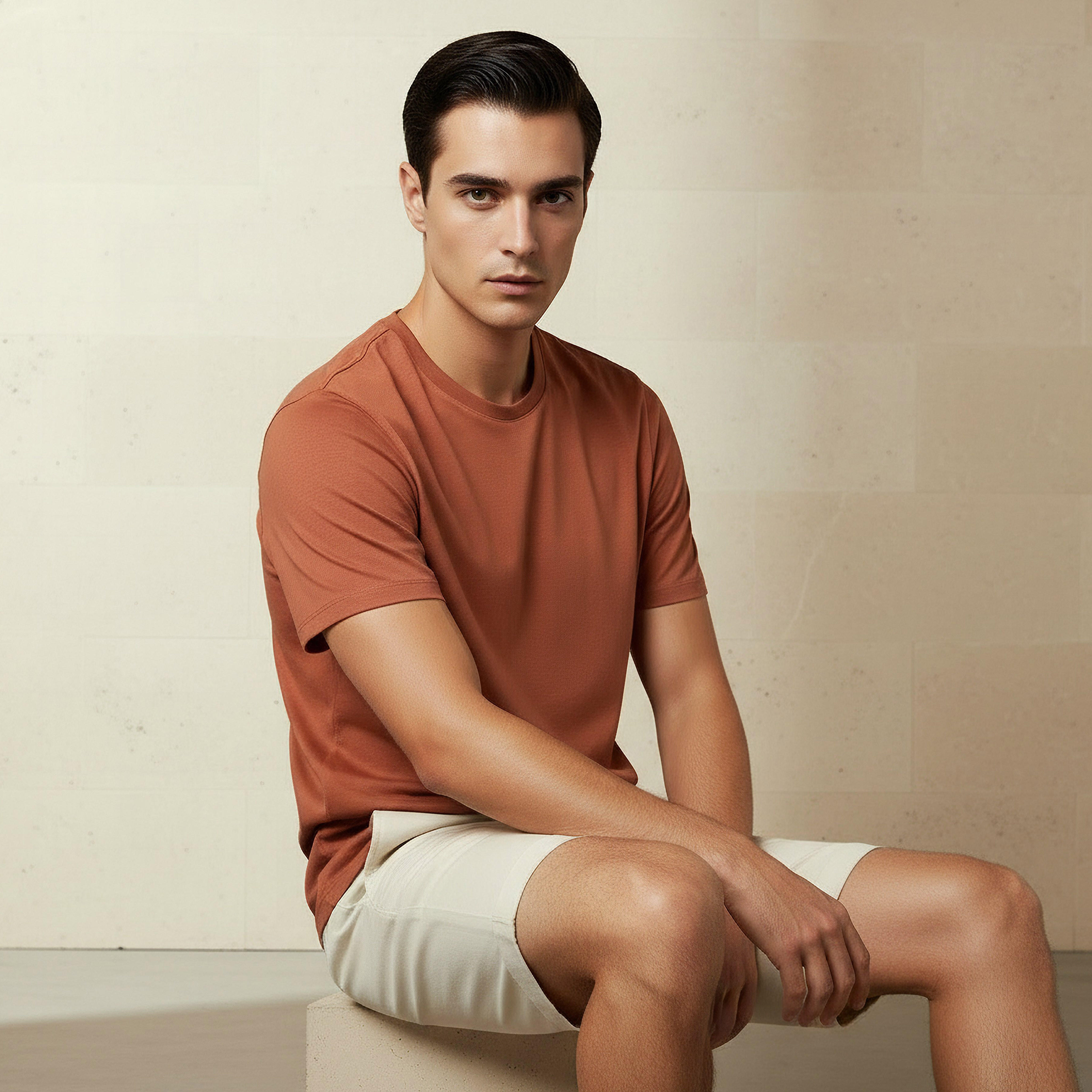Men Regular Fit Crew Neck Short Sleeve T-shirt-men-clothing-tshirtsandpolos-tshirts-image-1