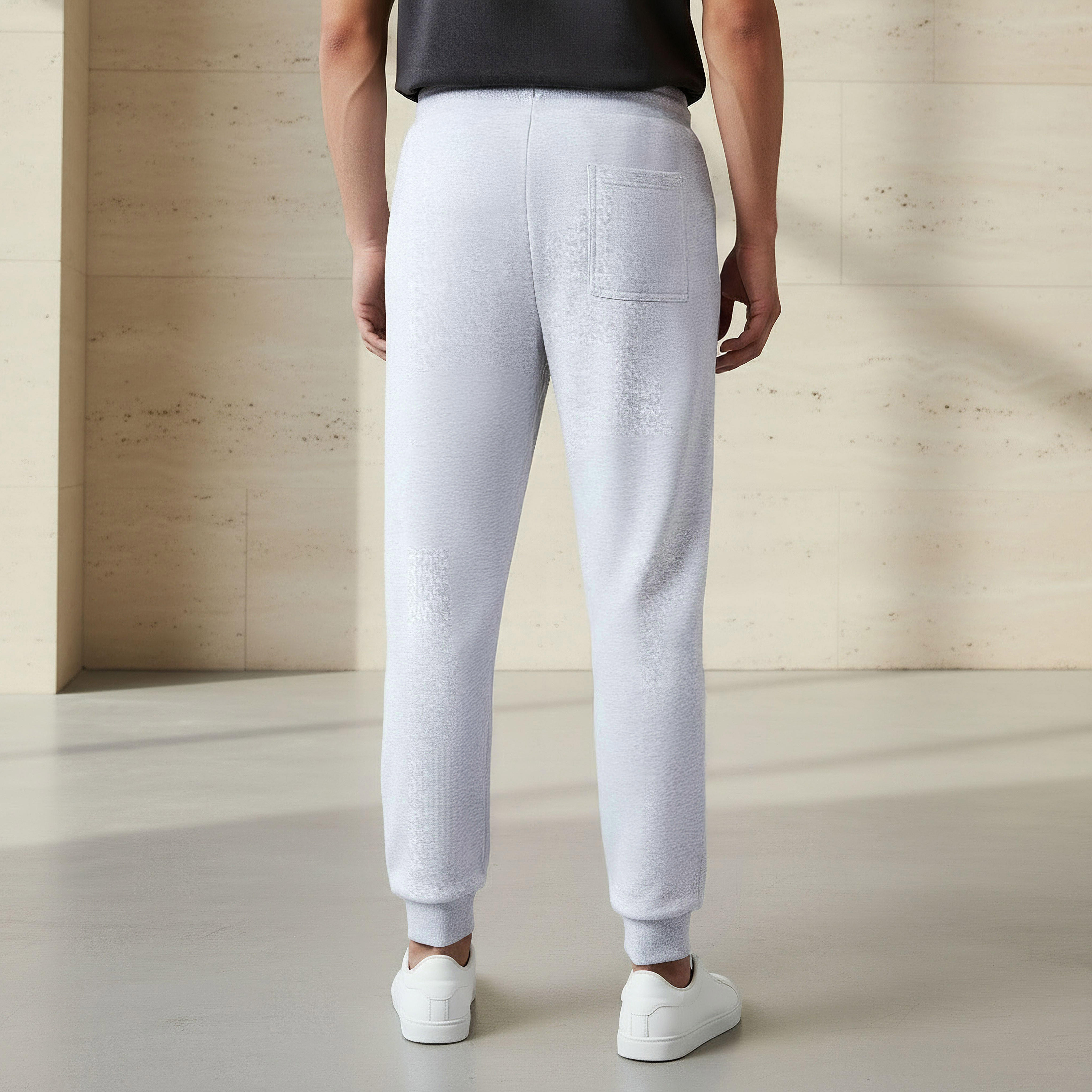 Men Regular Fit Joggers with Drawstring Closure-men-clothing-bottoms-joggers-image-3