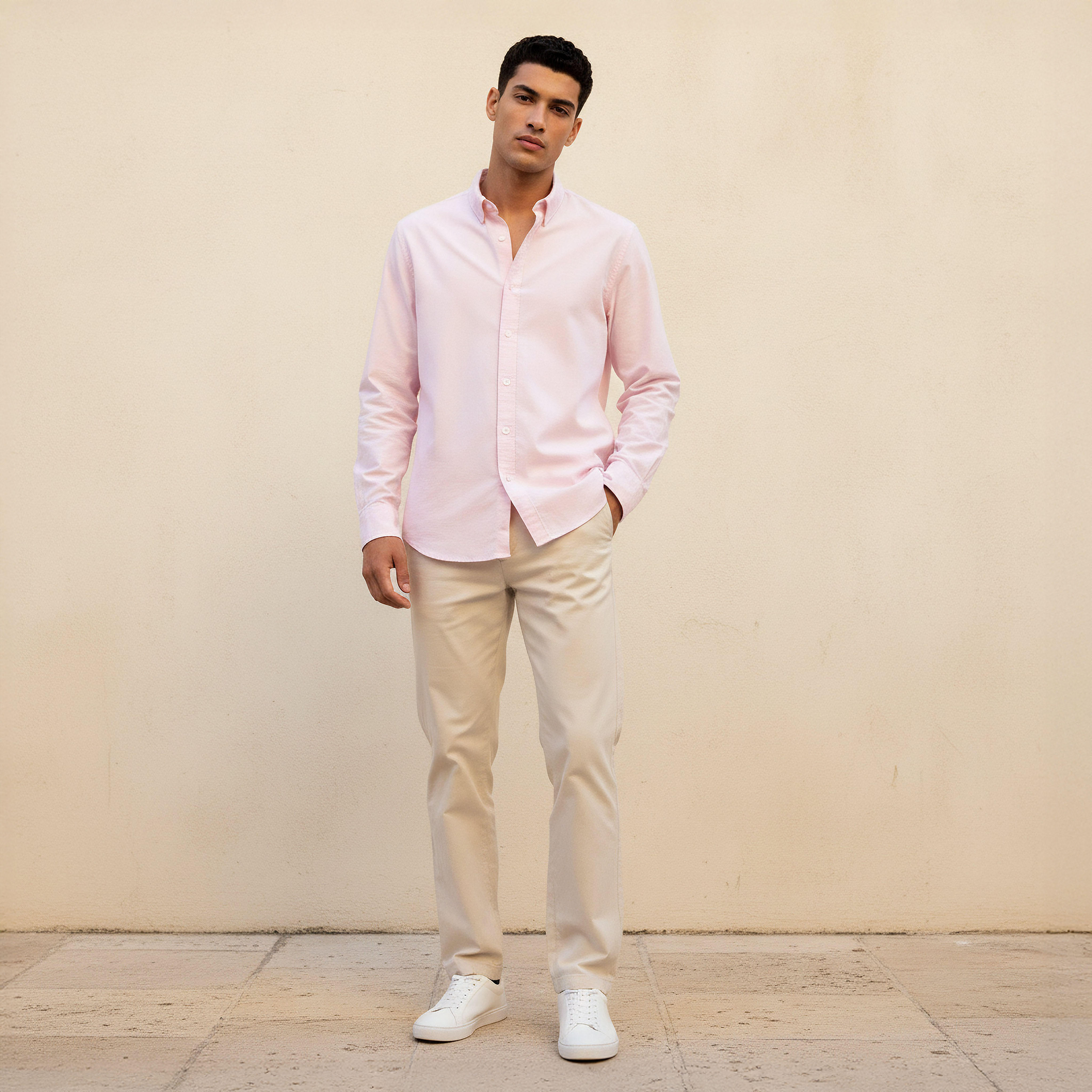 قميص رجالي بأكمام طويلة وياقة وقصة عادية-men-clothing-shirts-image-3