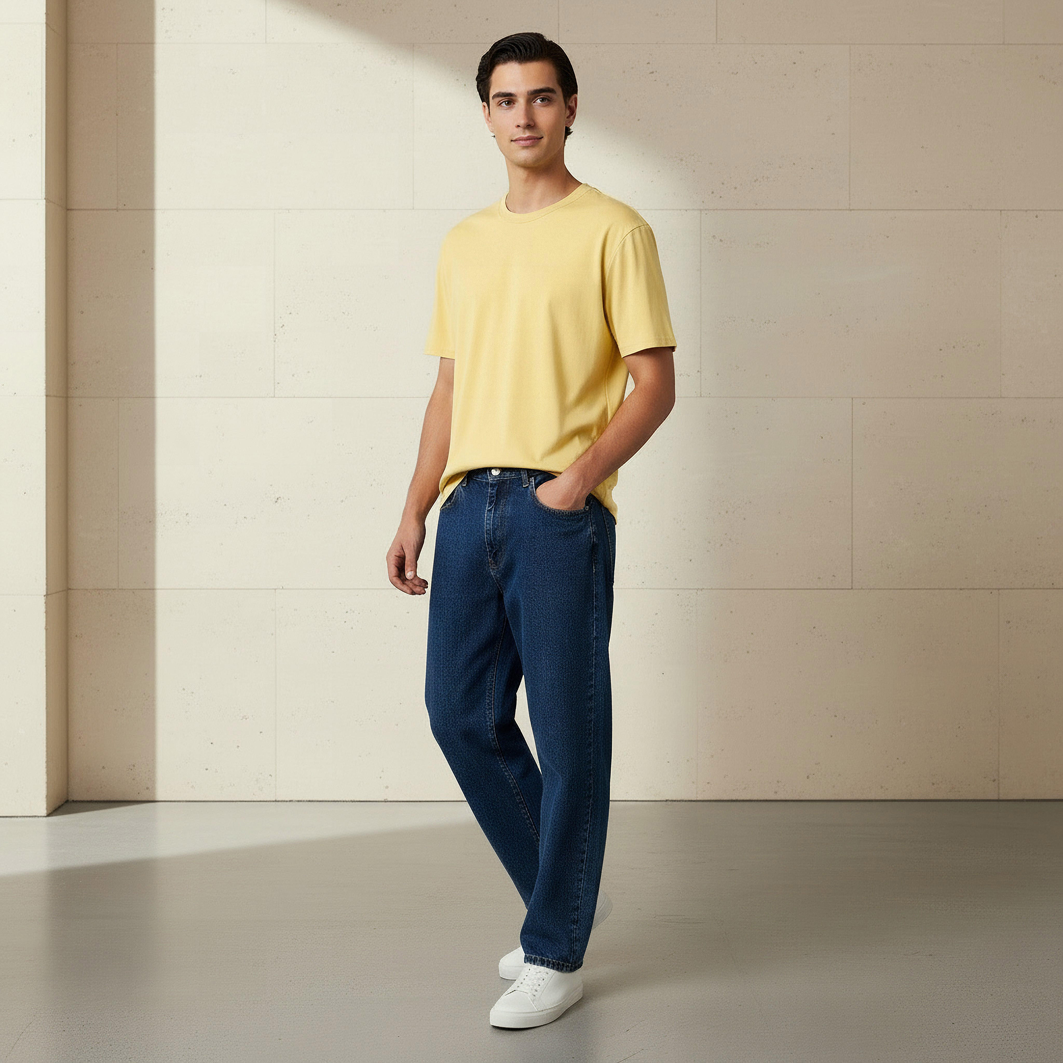 Men Relaxed Fit Crew Neck Short Sleeve T-shirt-men-clothing-tshirtsandpolos-tshirts-image-2
