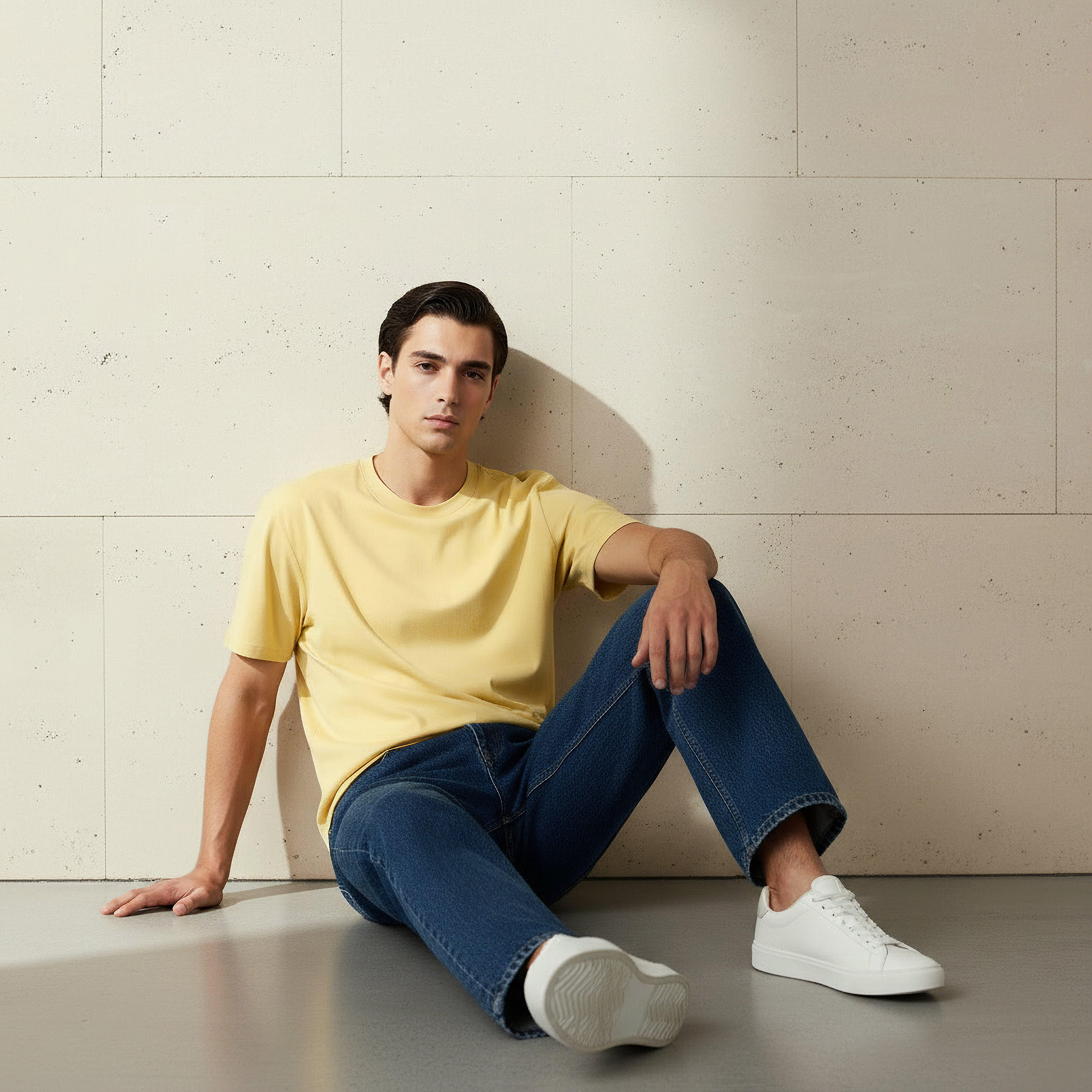 Men Relaxed Fit Crew Neck Short Sleeve T-shirt-men-clothing-tshirtsandpolos-tshirts-image-5
