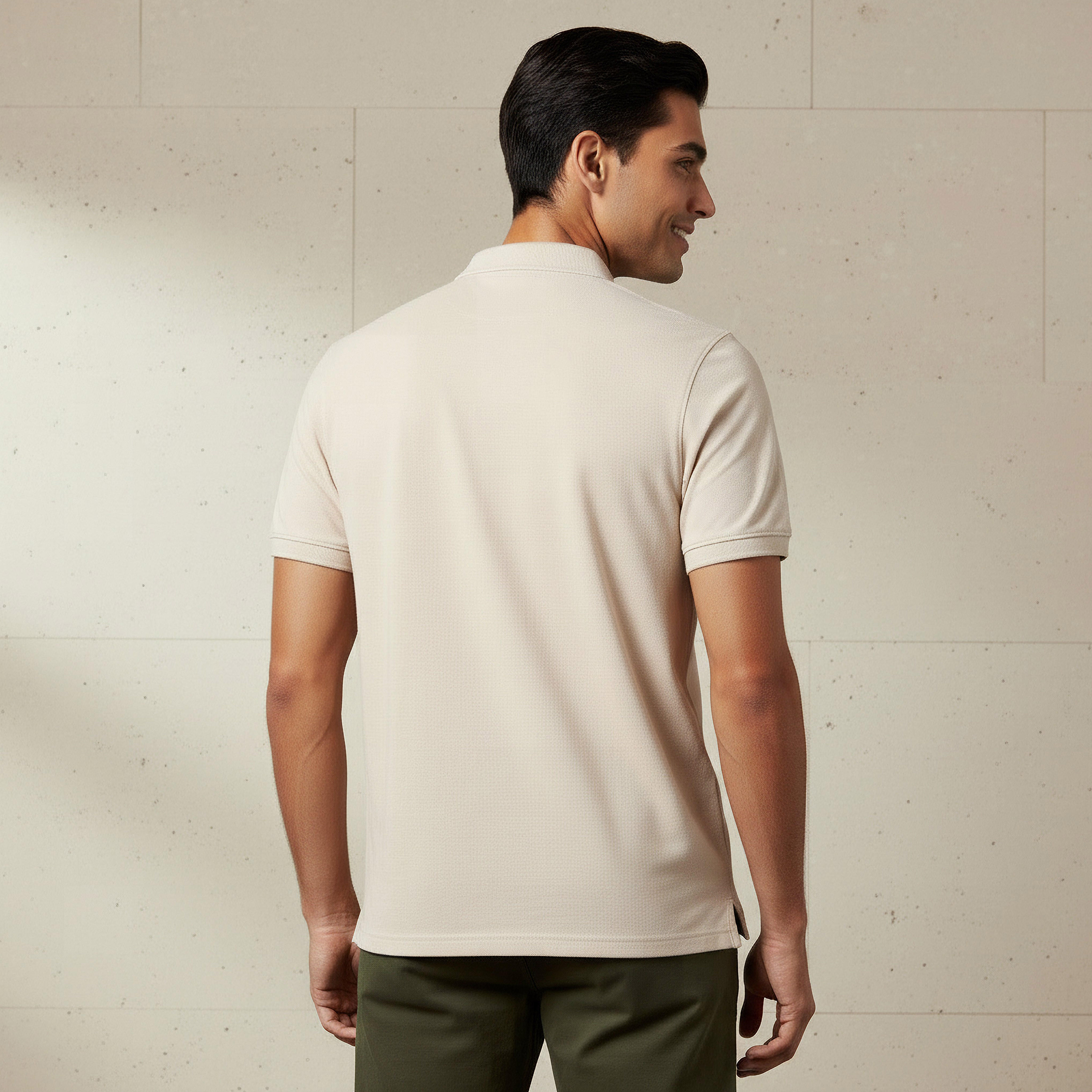 Men Short Sleeve Textured Polo T-shirt-men-clothing-tshirtsandpolos-polos-image-3