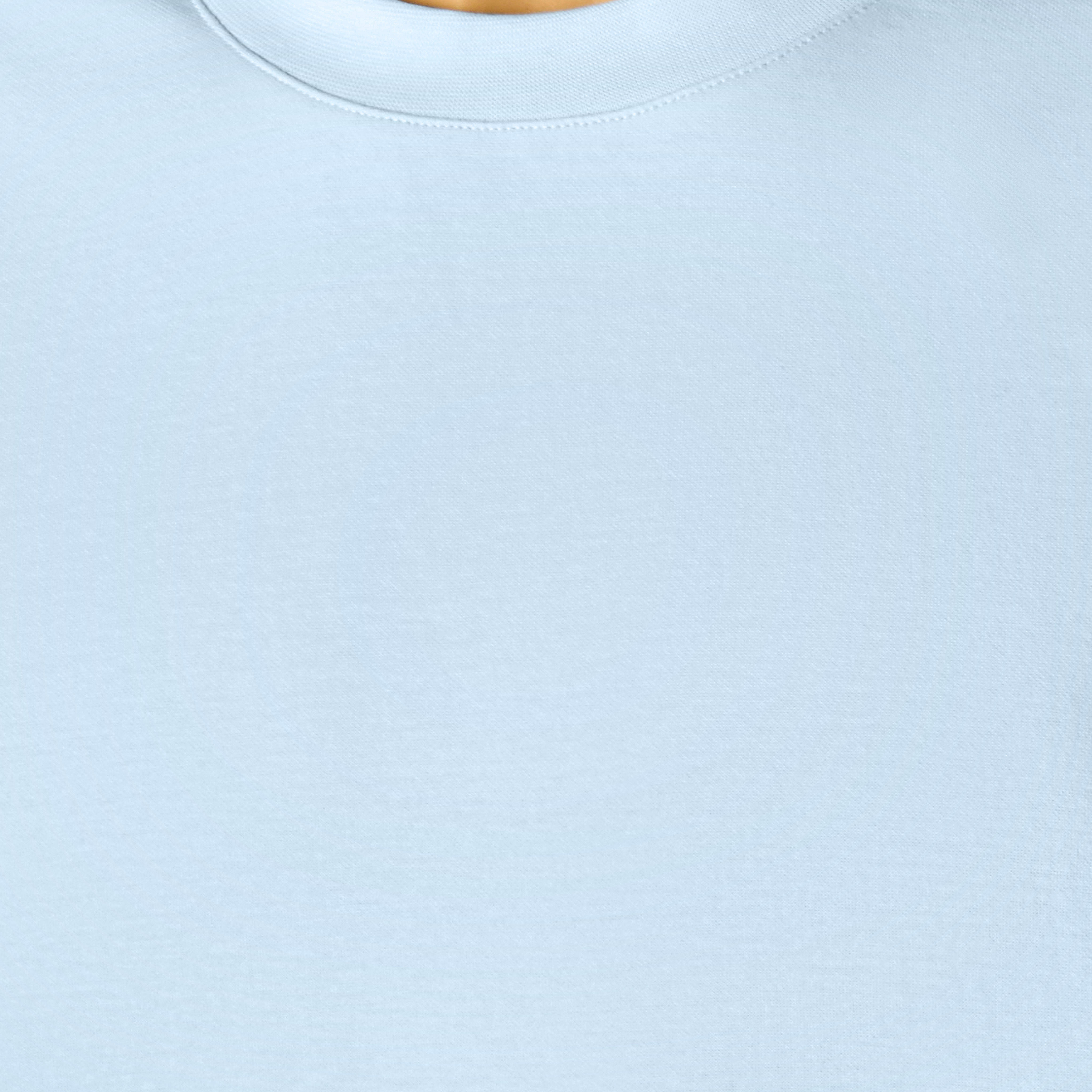 تيشيرت رجالي بقصة مريحة وياقة ضيقة وأكمام قصيرة-men-clothing-tshirtsandpolos-tshirts-image-1