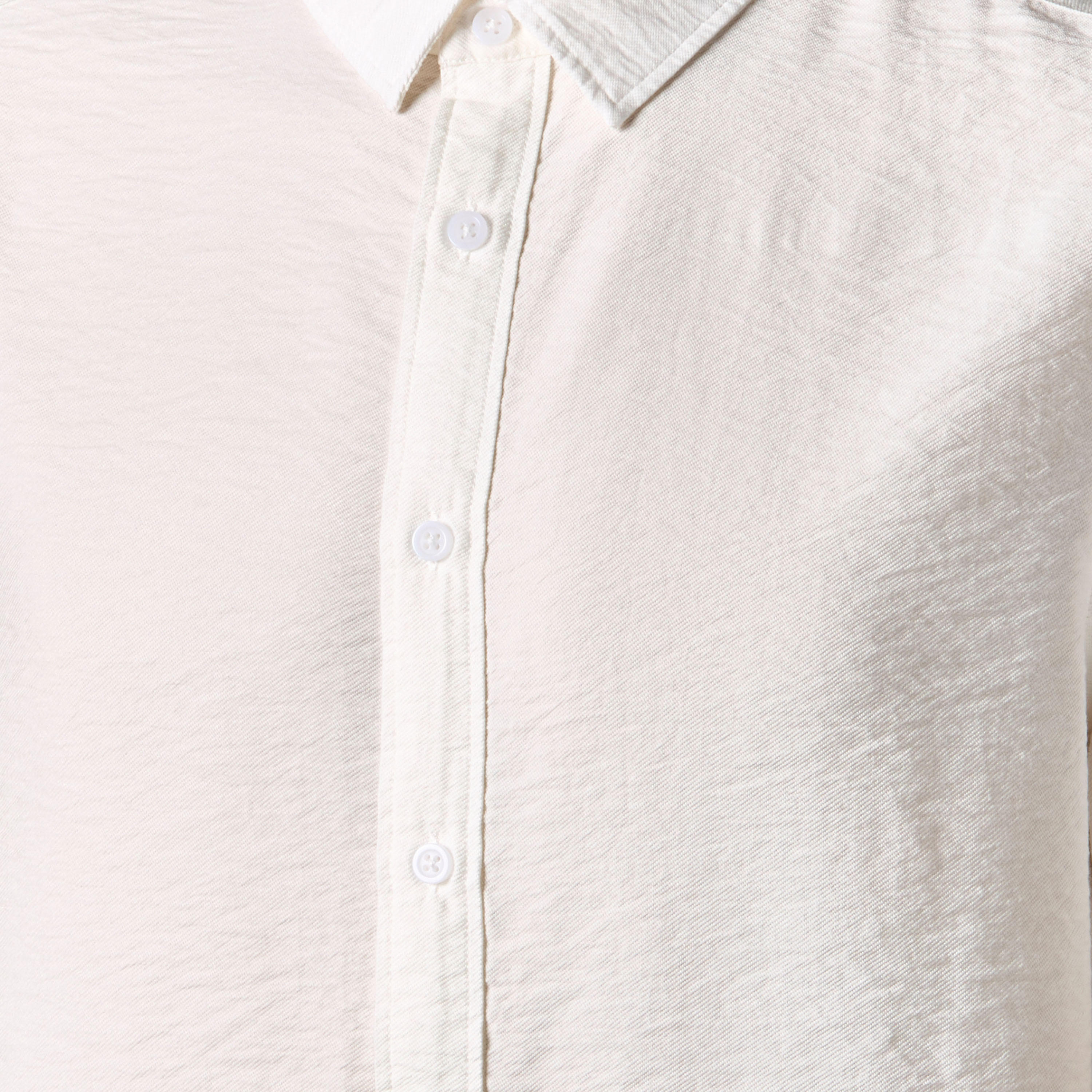 قميص رجالي بياقة وقصة عادية وأكمام قصيرة-men-clothing-shirts-image-2