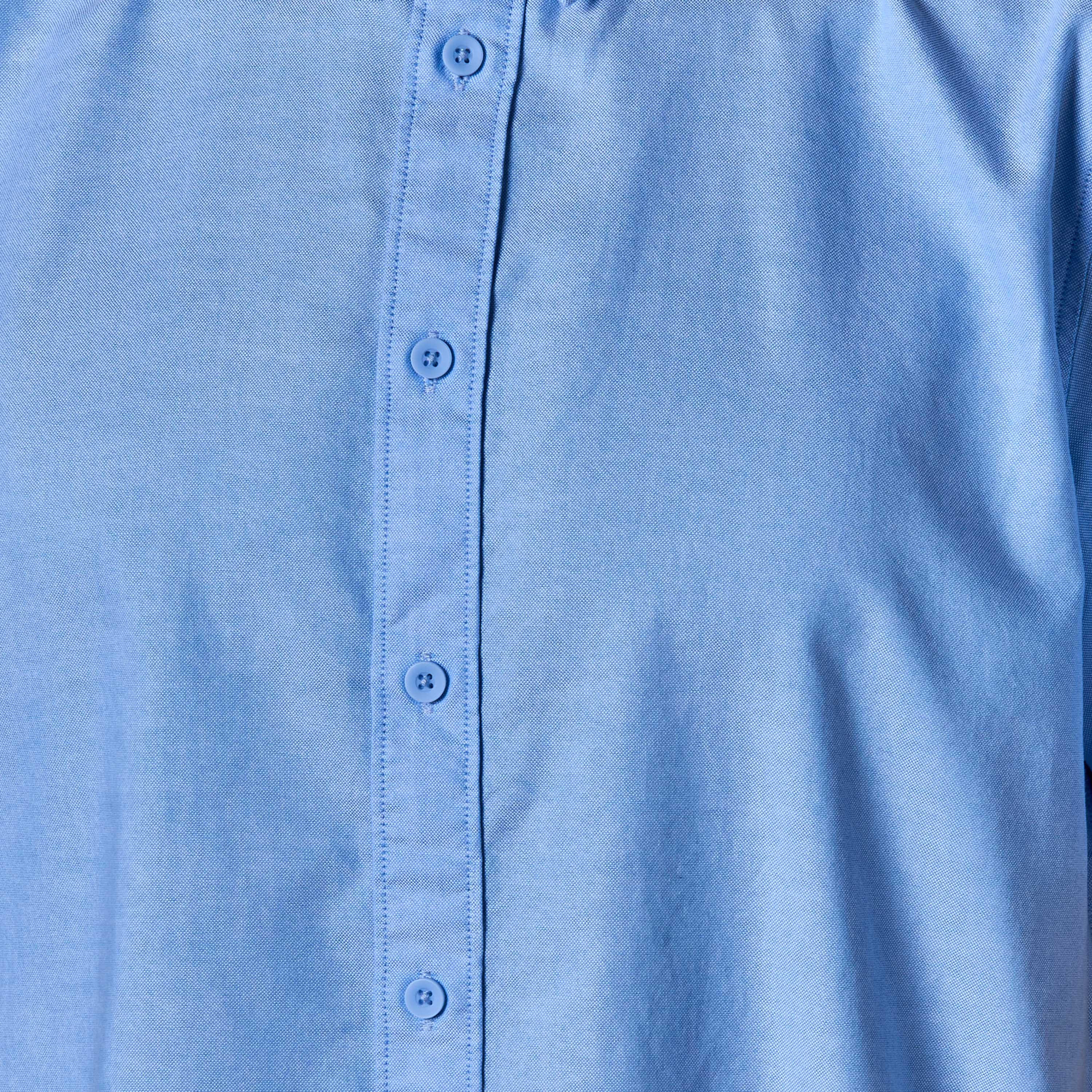 Men Regular Fit Button-Down Collar Short Sleeve Shirt-men-clothing-shirts-image-2